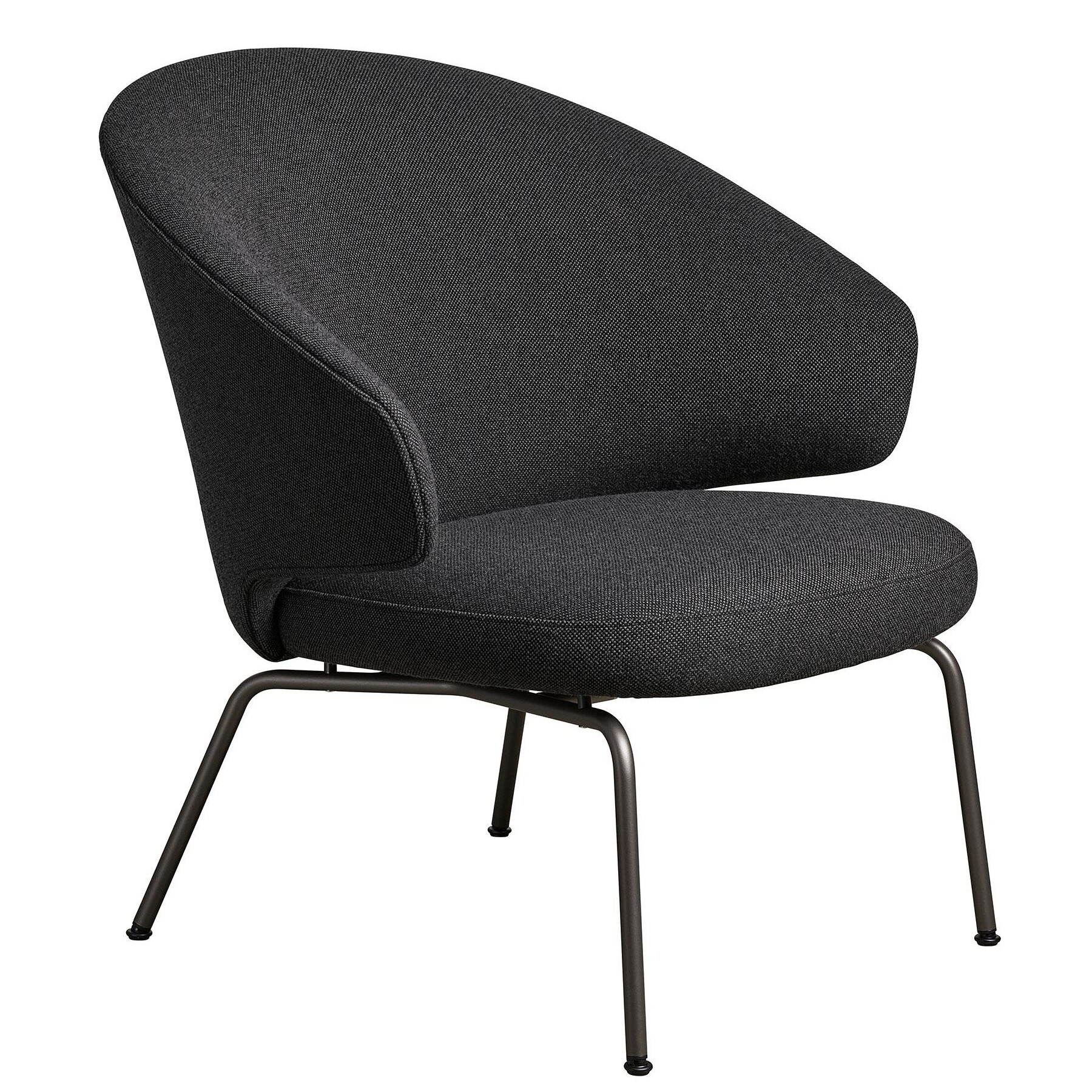 Let Armchair Warm Graphite Base