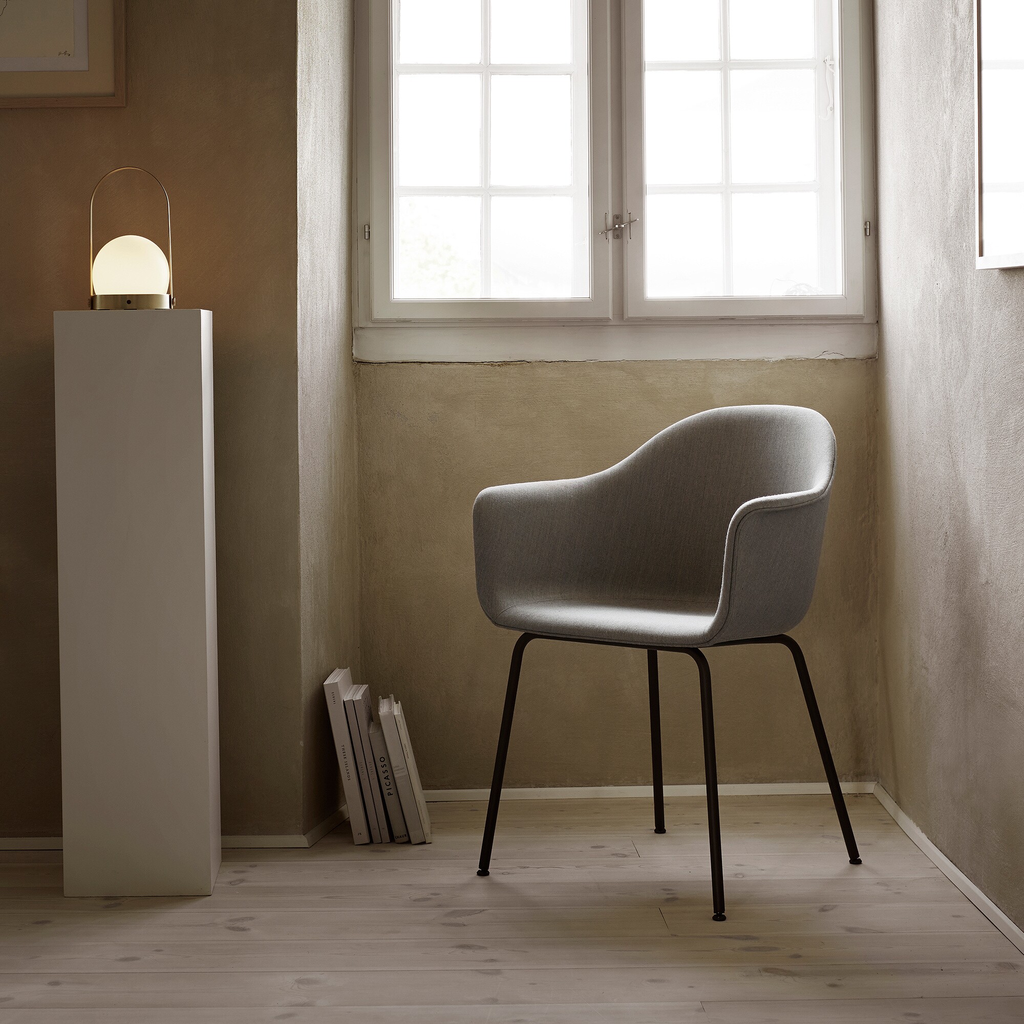 Carrie Portable LED Lamp with Battery Brass