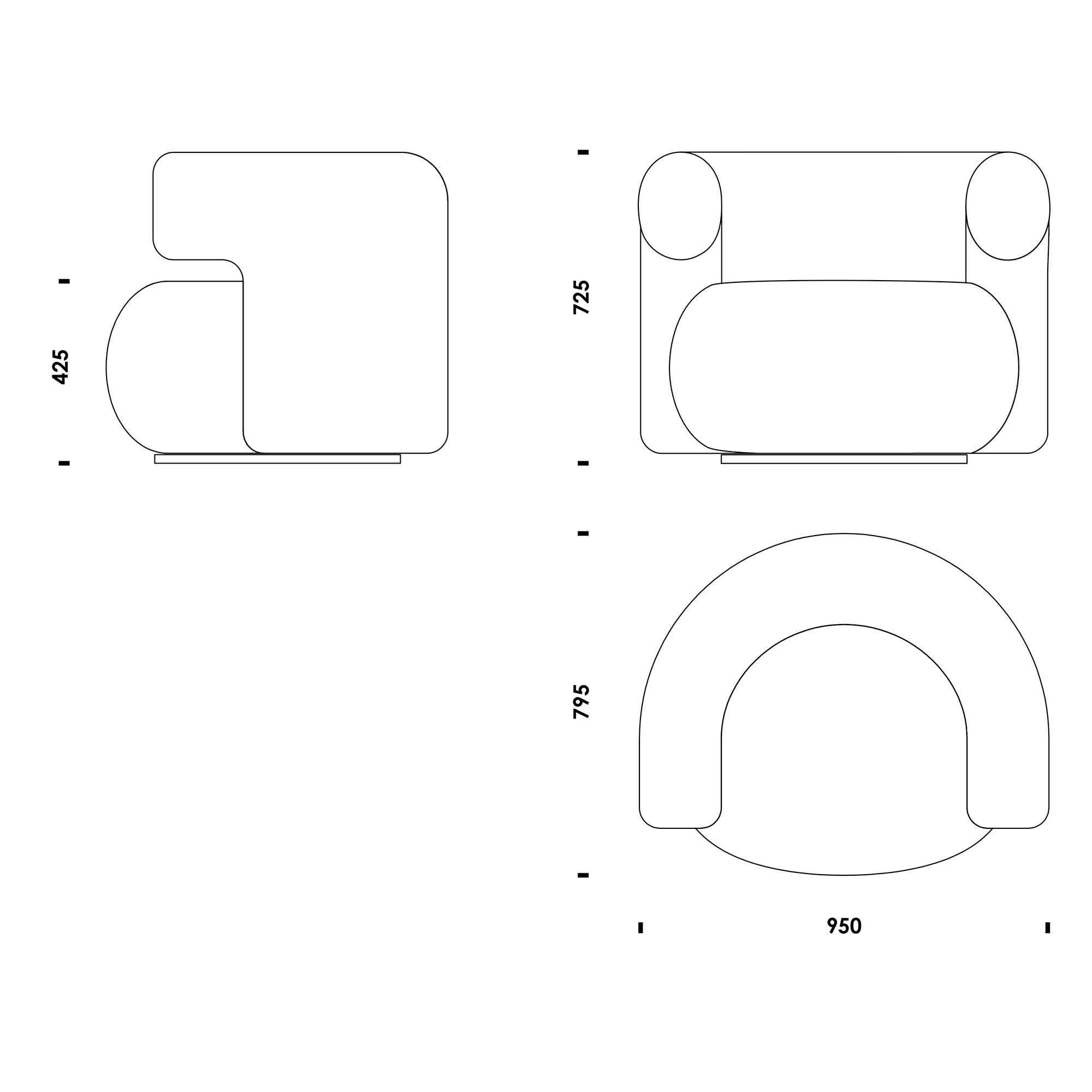 Burra Lounge Swivel Chair