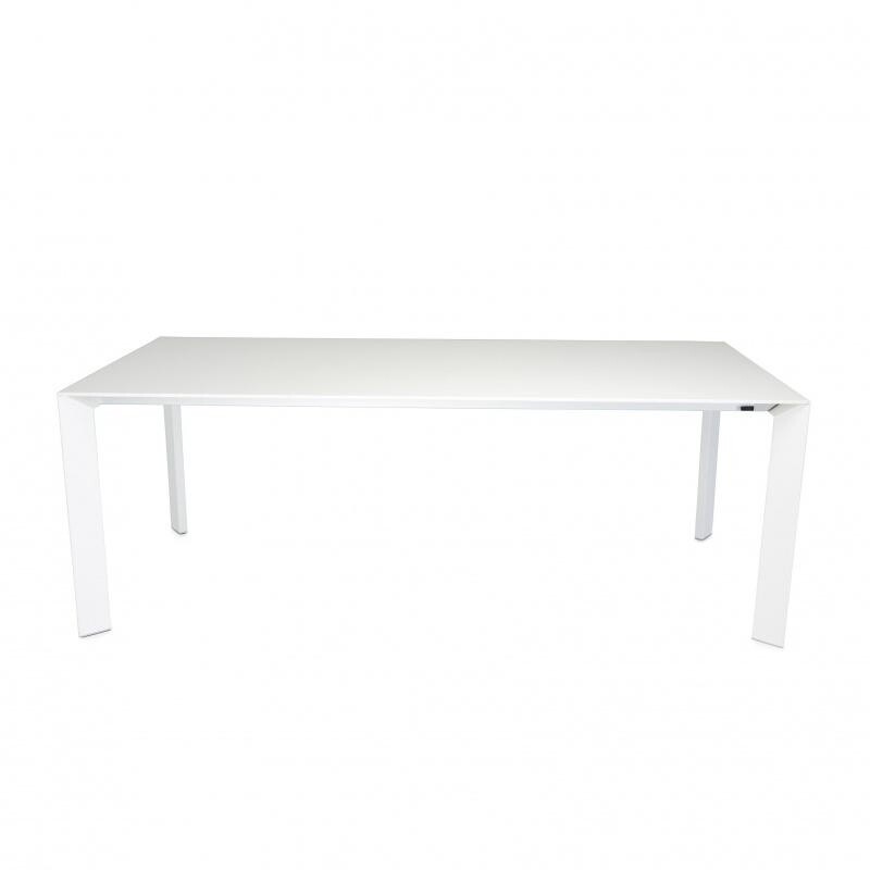 Nori Pure White Dining Table Extendable