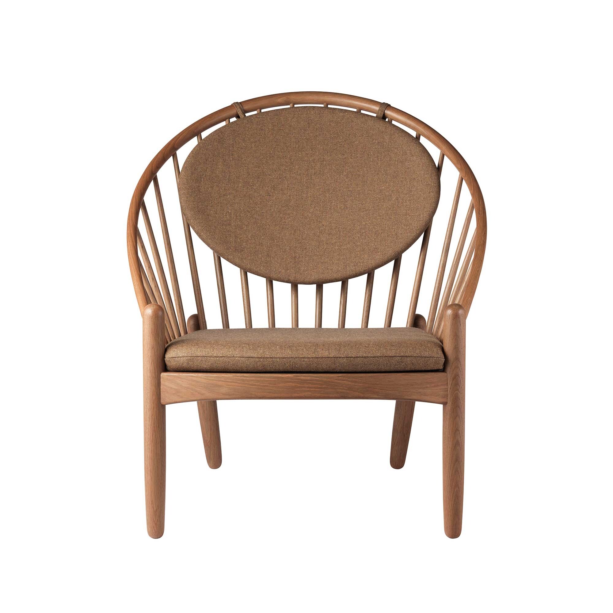 J166 Jørna Armchair Fabric Smoked Oak Base