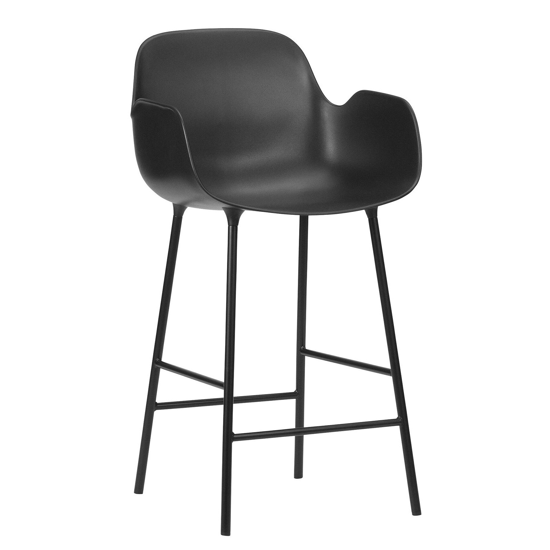 Form Bar Armchair Steel Base 65cm