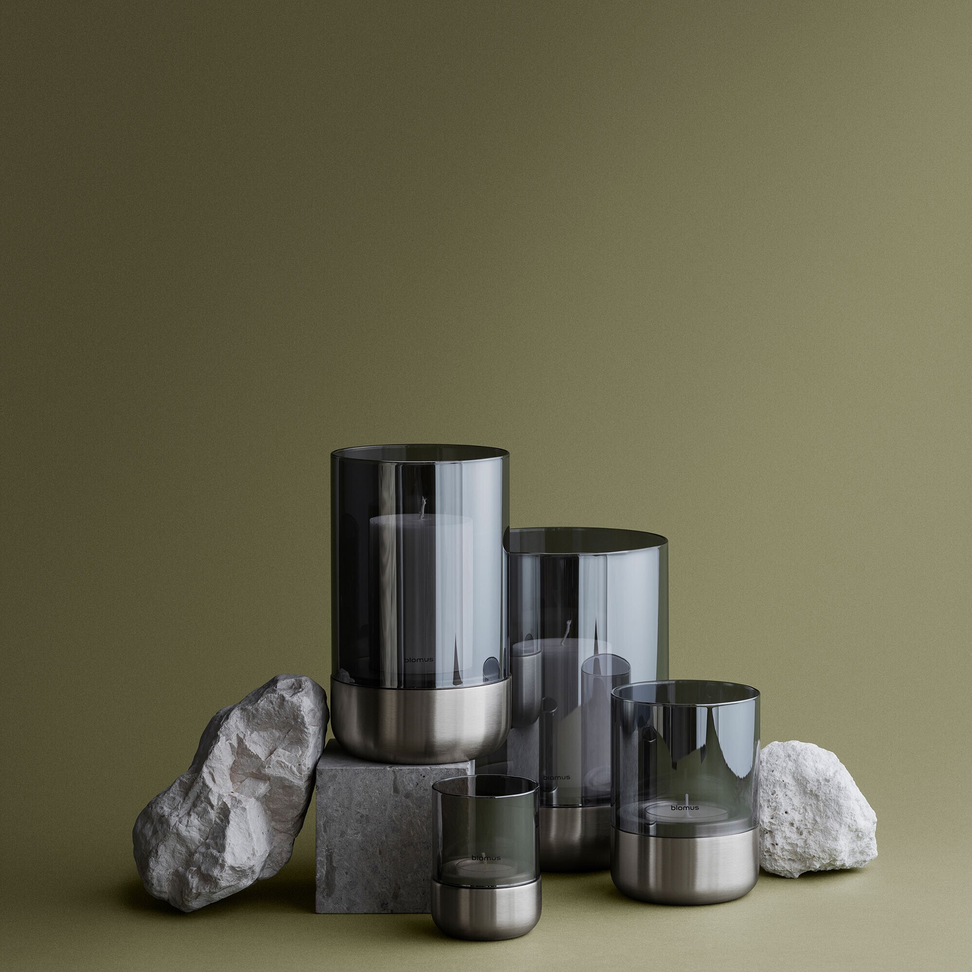 Calma Hurricane Lamp Stainless Steel L