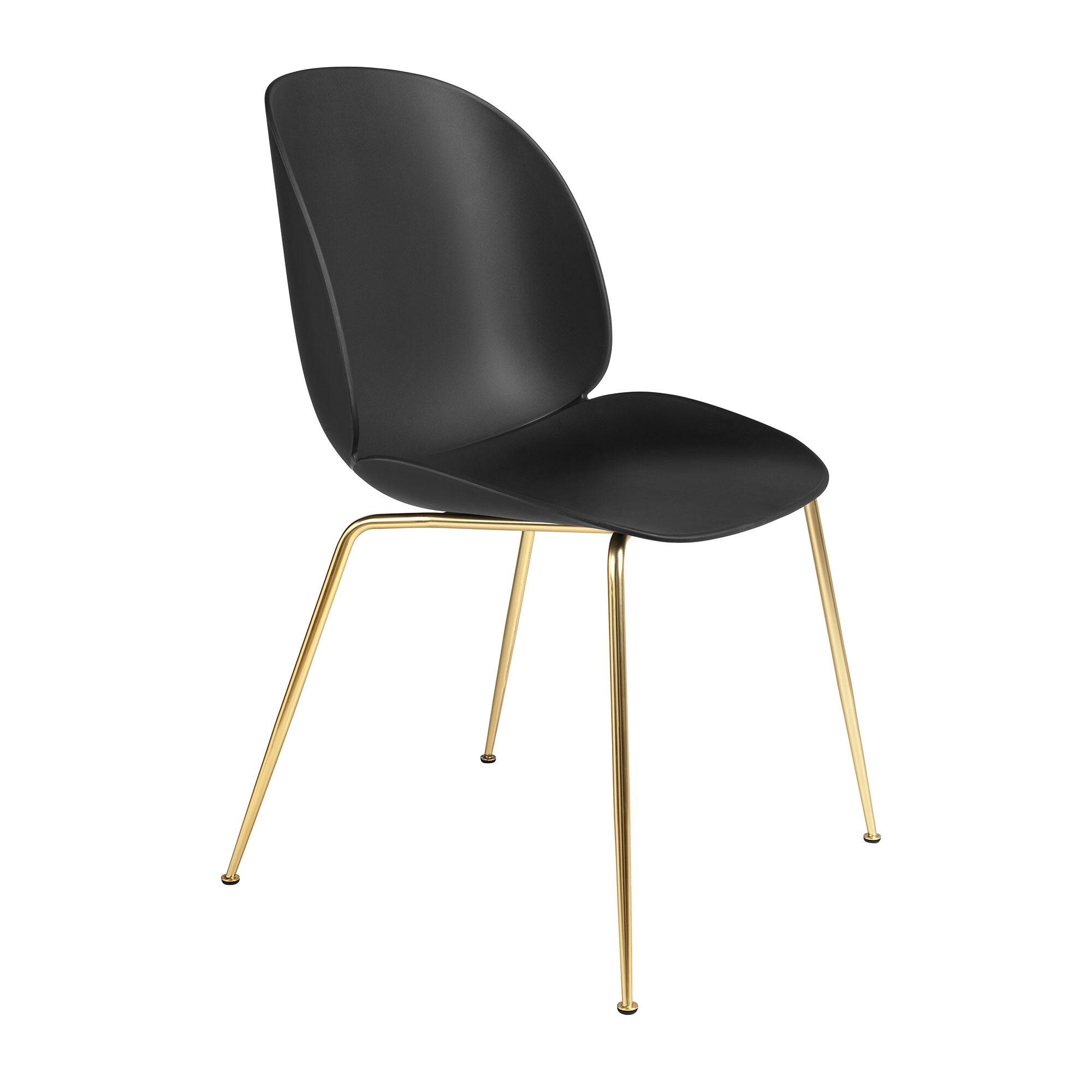 Beetle Dining Chair Frame Brass