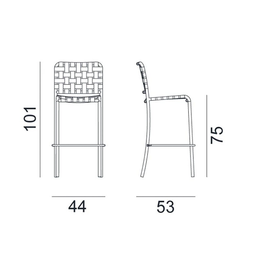 InOut 828 Outdoor Bar Stool