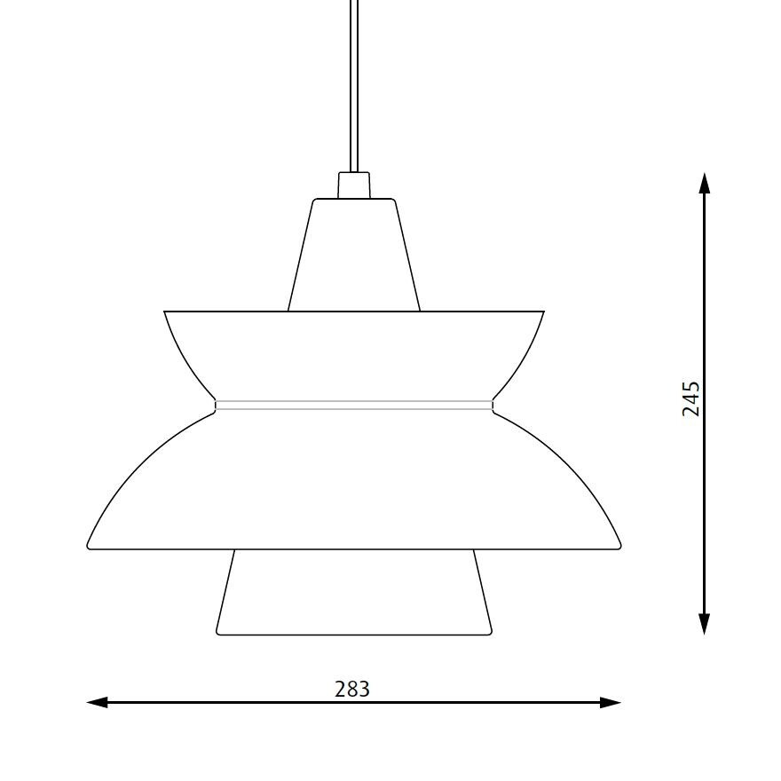 Doo-Wop Suspension Lamp