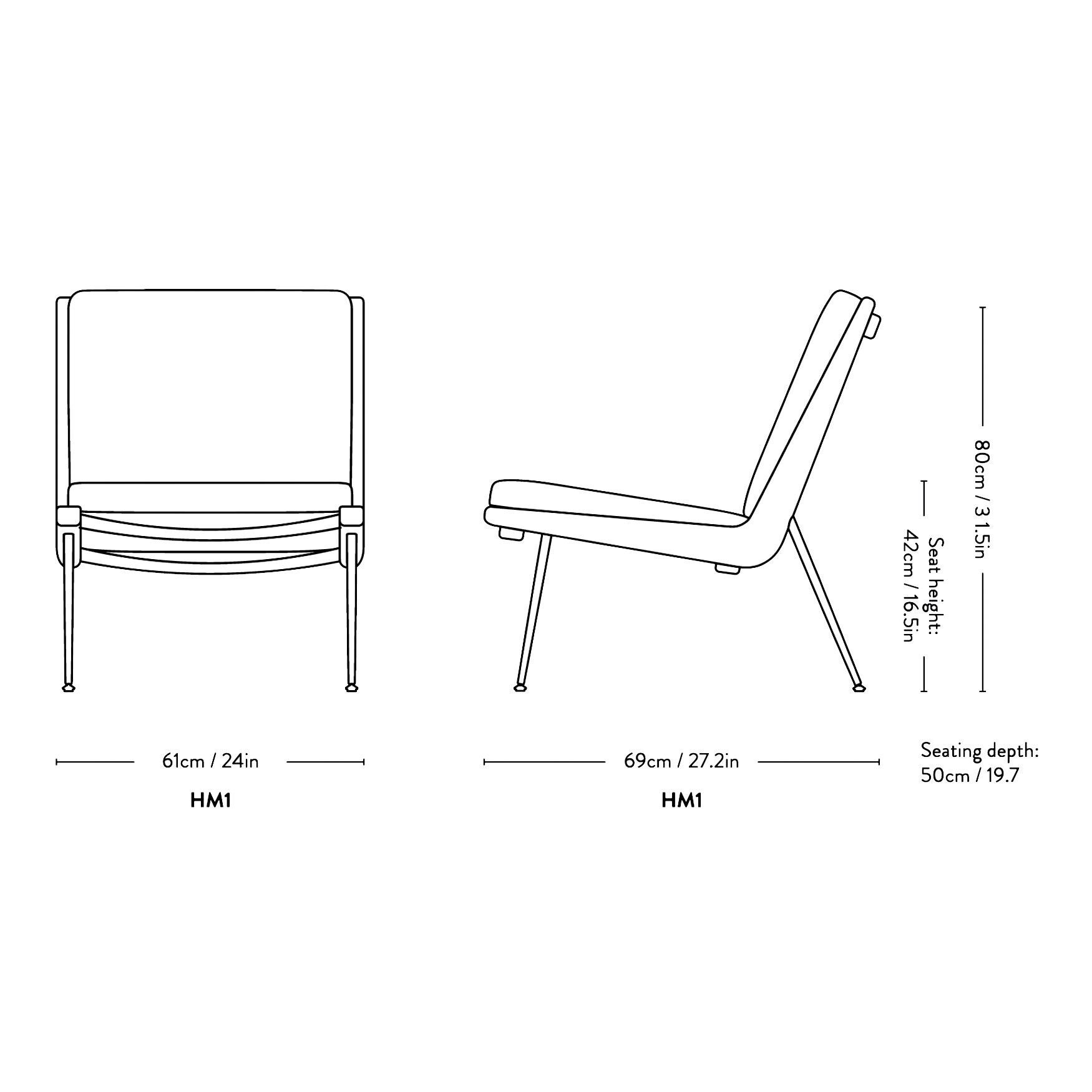 Boomerang HM1 Lounge Chair