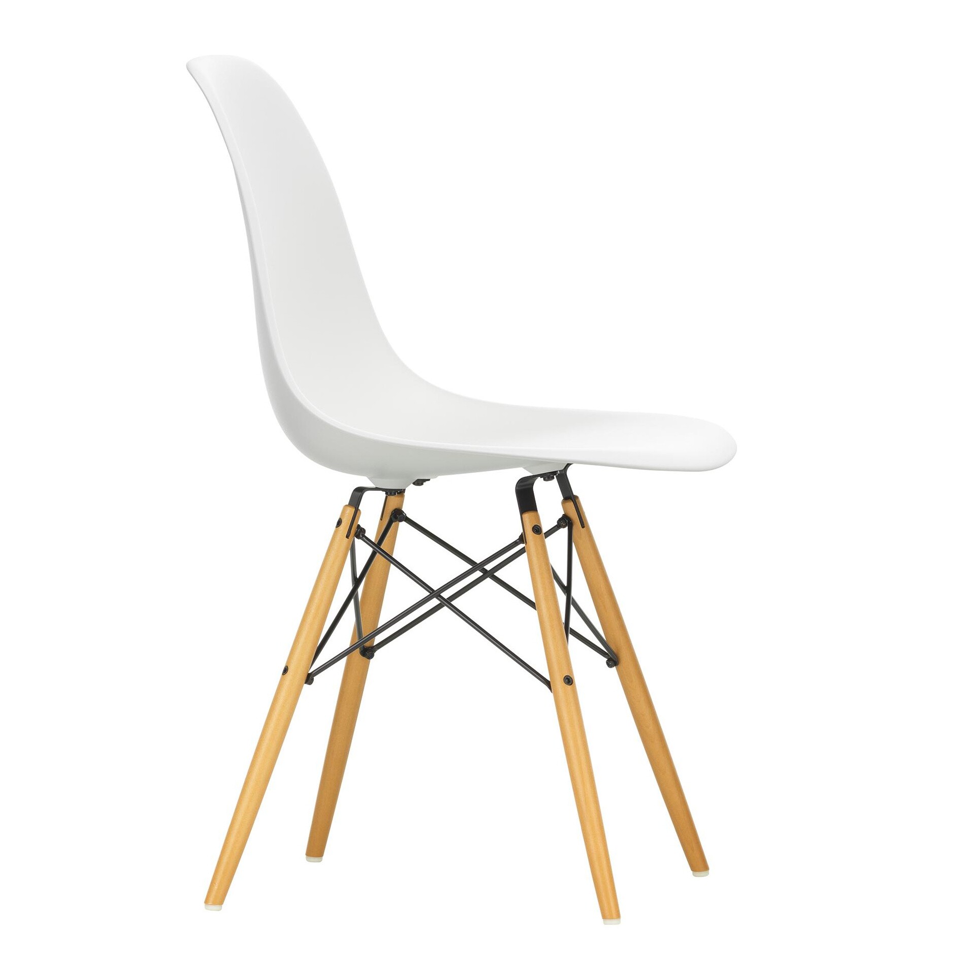 Eames Plastic Side Chair DSW Golden Maple