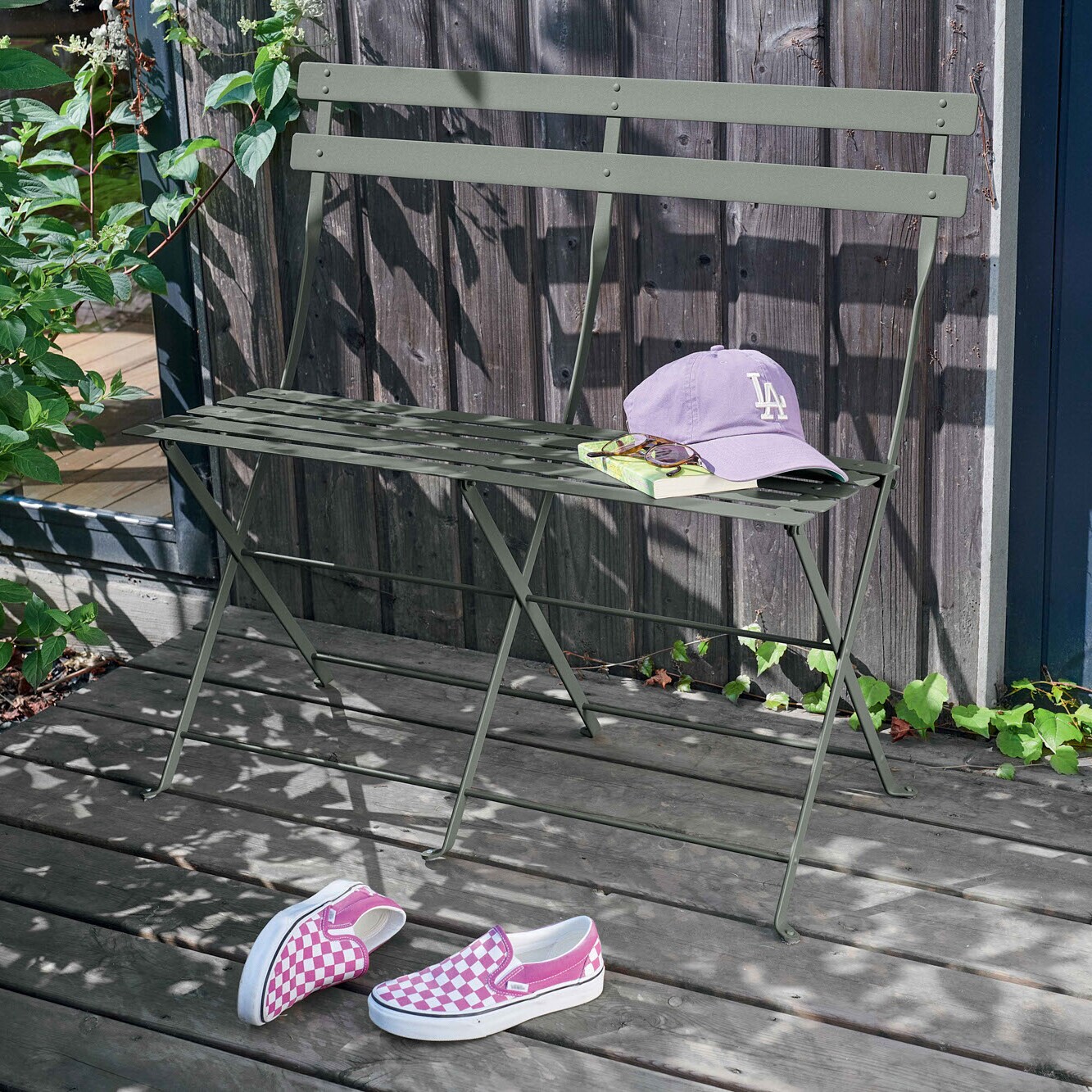 Bistro 2-Seater Folding Bench