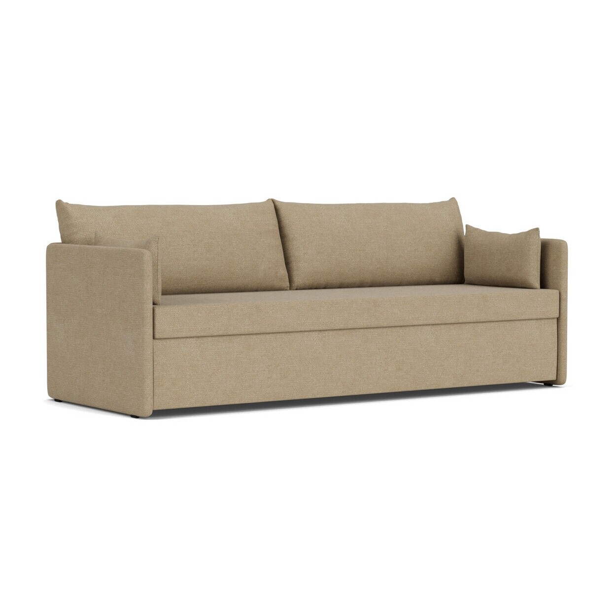Offset 3-Seater Sofa Bed 215x89cm