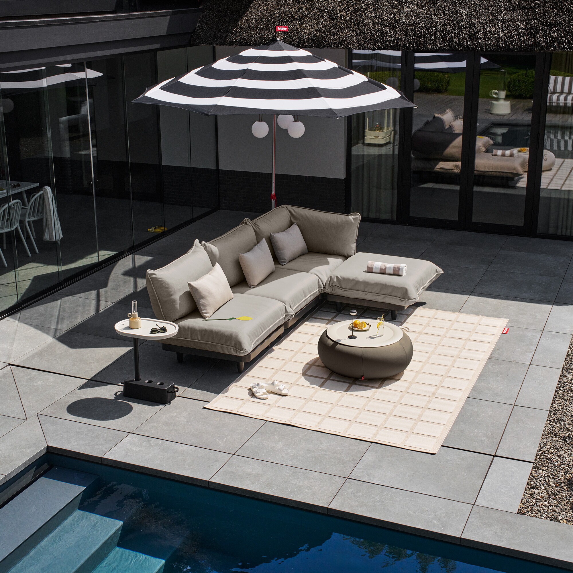 Exklusive Edition Paletti Outdoor Lounge Sofa Set Large Left