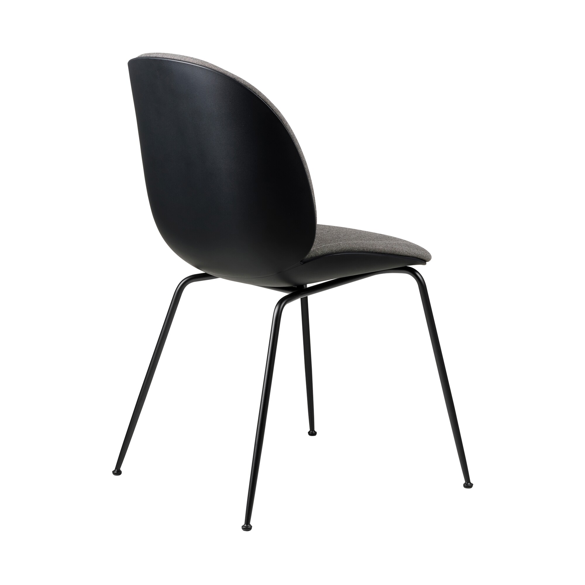 Beetle Dining Chair Front Upholstered Base Conic