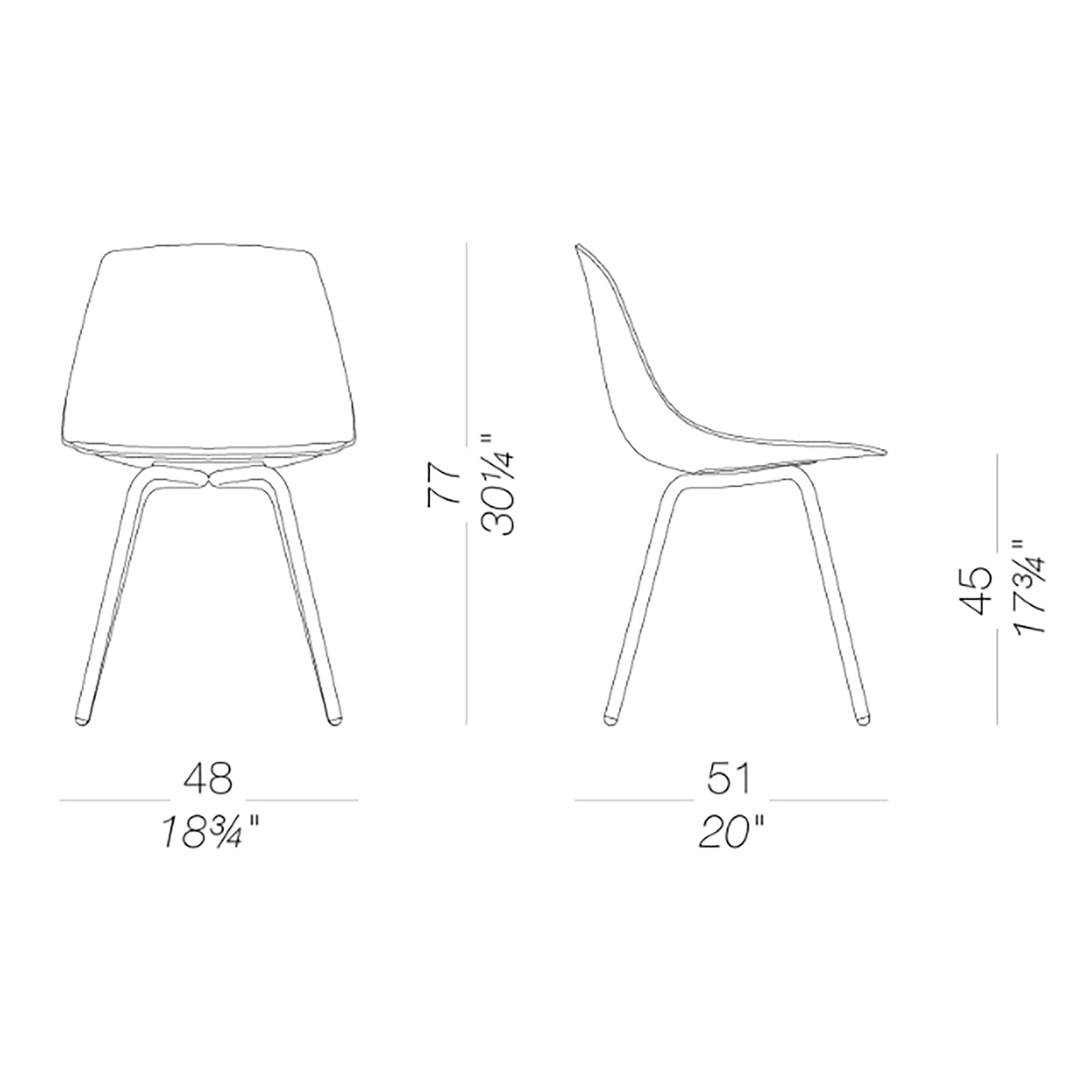 Miunn S161 Chair Frame White