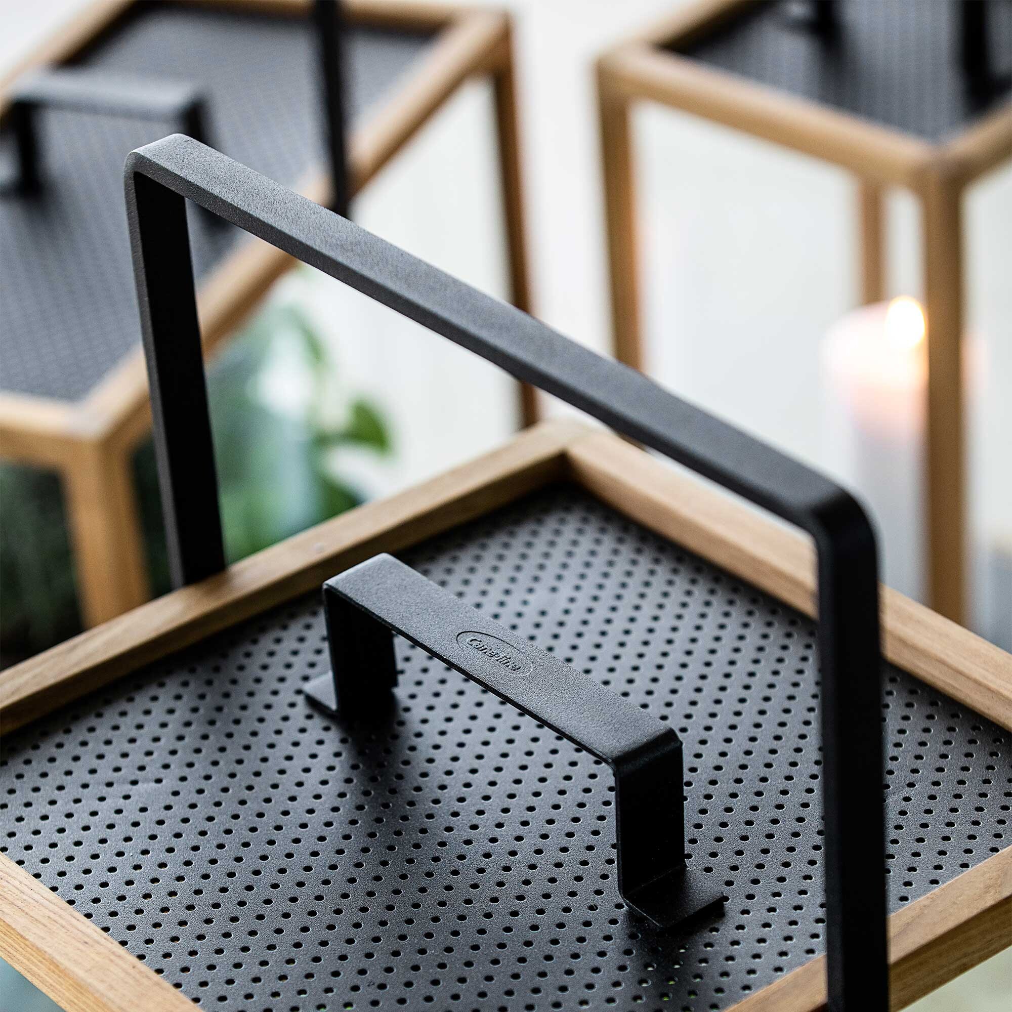 Lighthouse Lantern Teak Rectangular