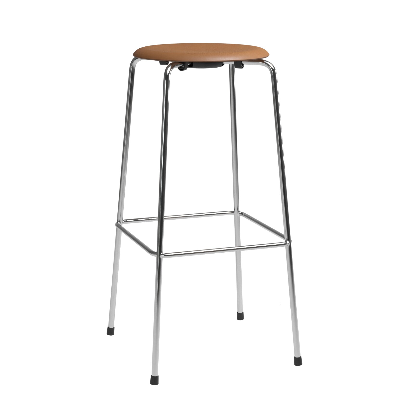 High Dot™ Bar Stool High Leather 4 Legs