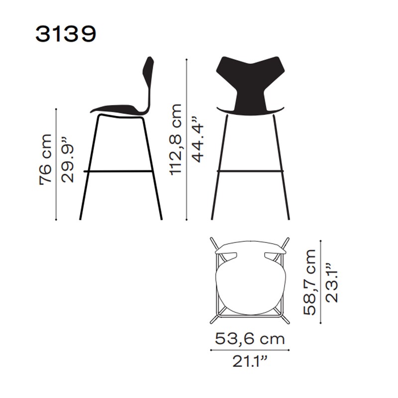 Grand Prix™ Bar Chair High