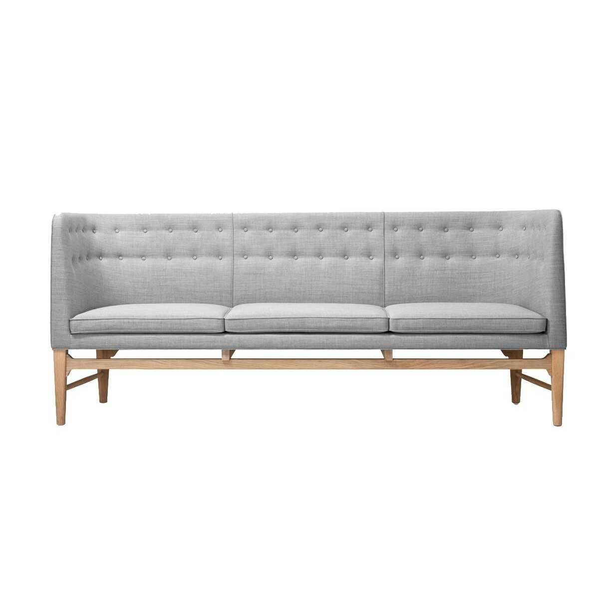 Mayor AJ5 3-Seater Sofa Oak Base