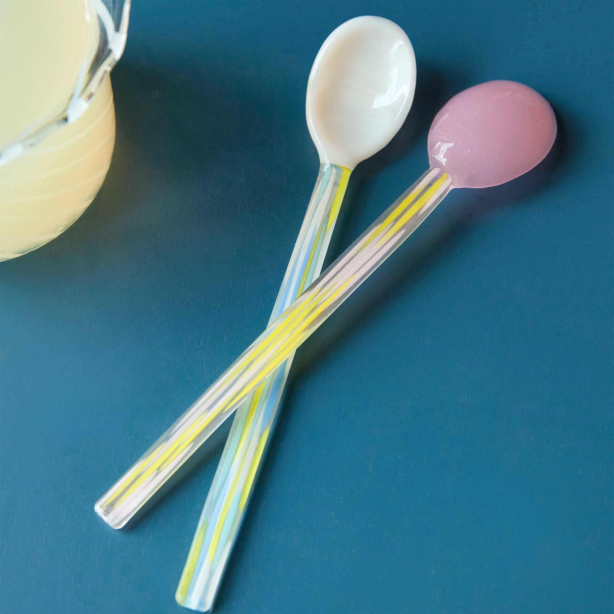 Glass Spoon Set of 2