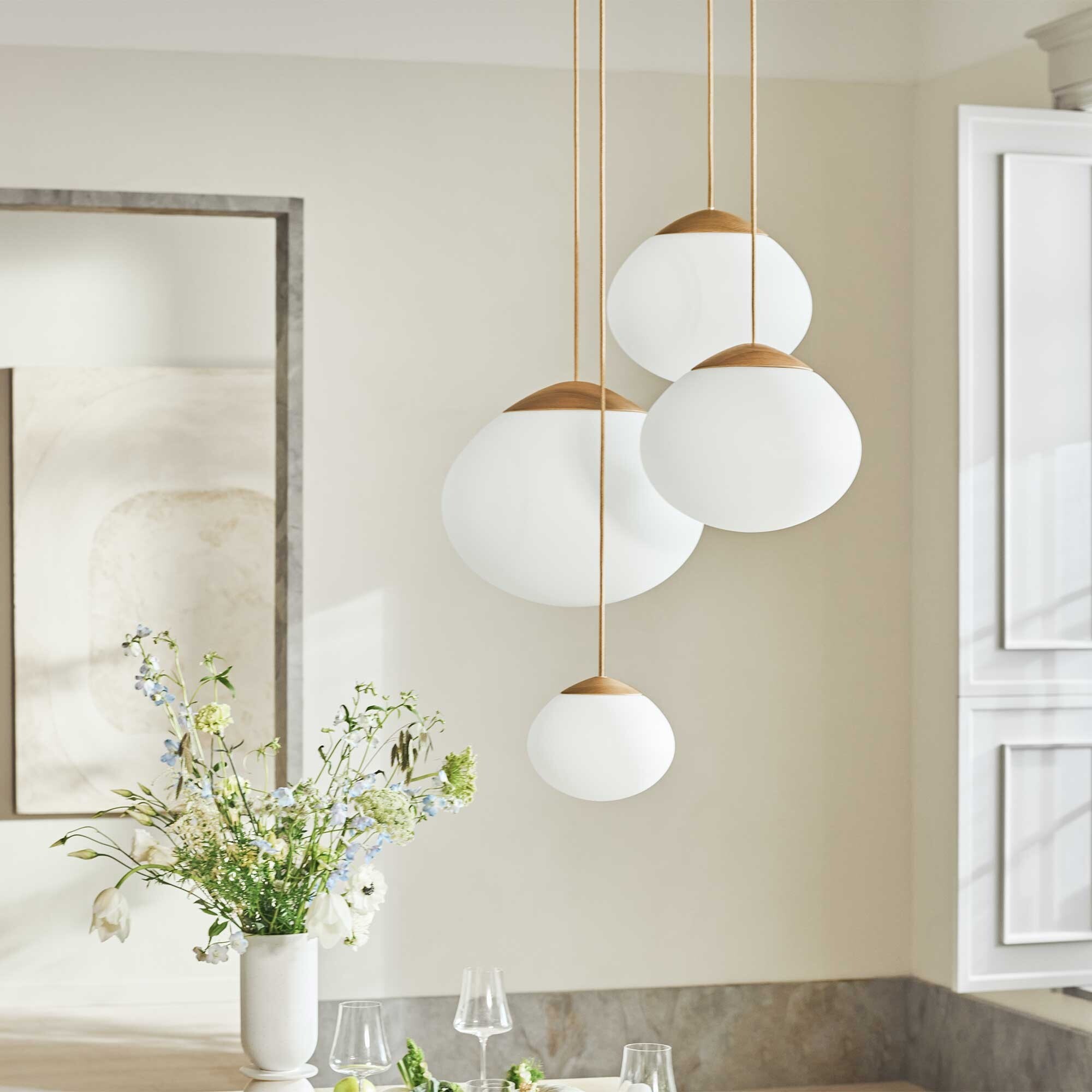 Acorn Suspension Lamp Glass Ø 32cm