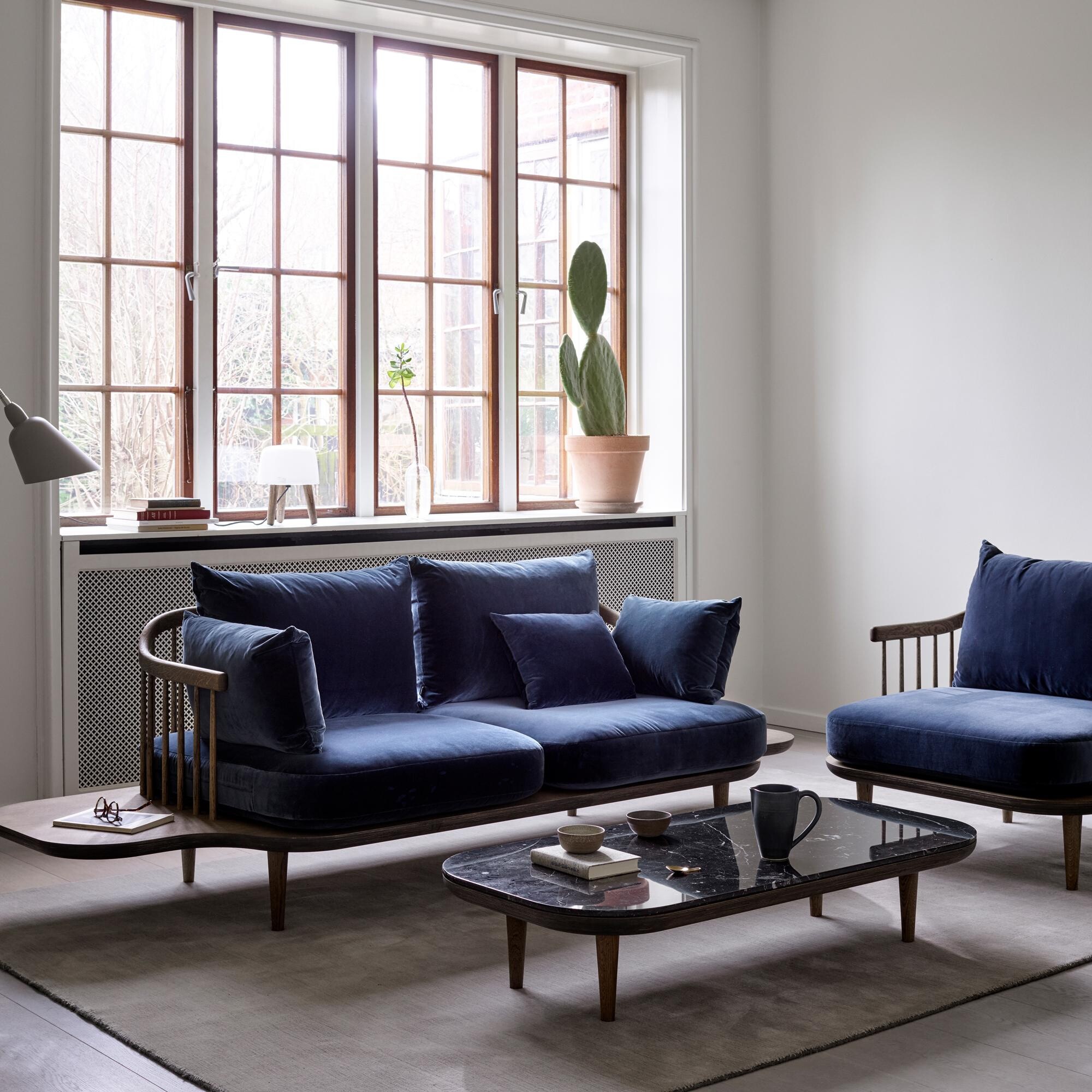 Fly SC3 2-Seater Sofa with Side Tables