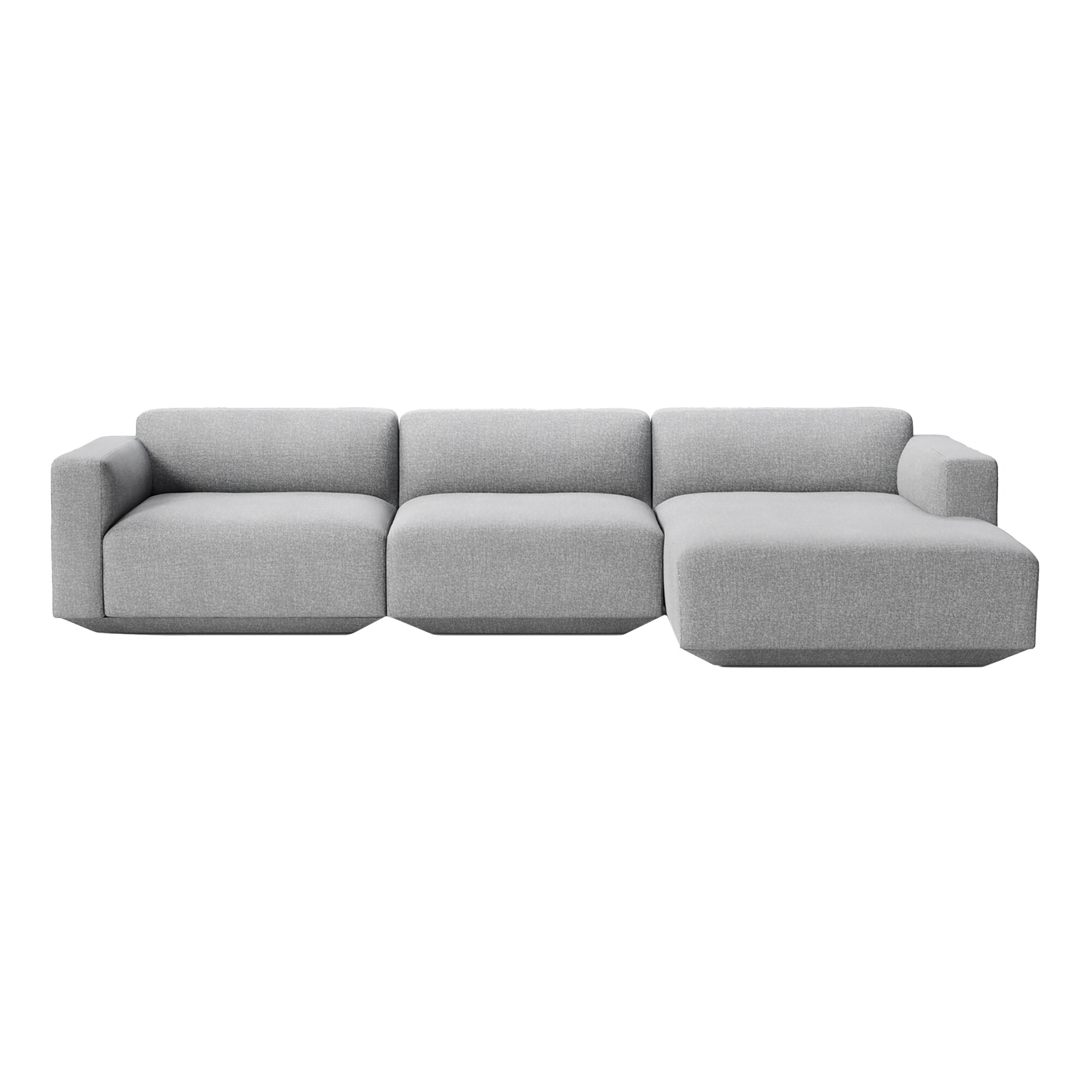 Develius 3-Seater Sofa Chaise Longue Right