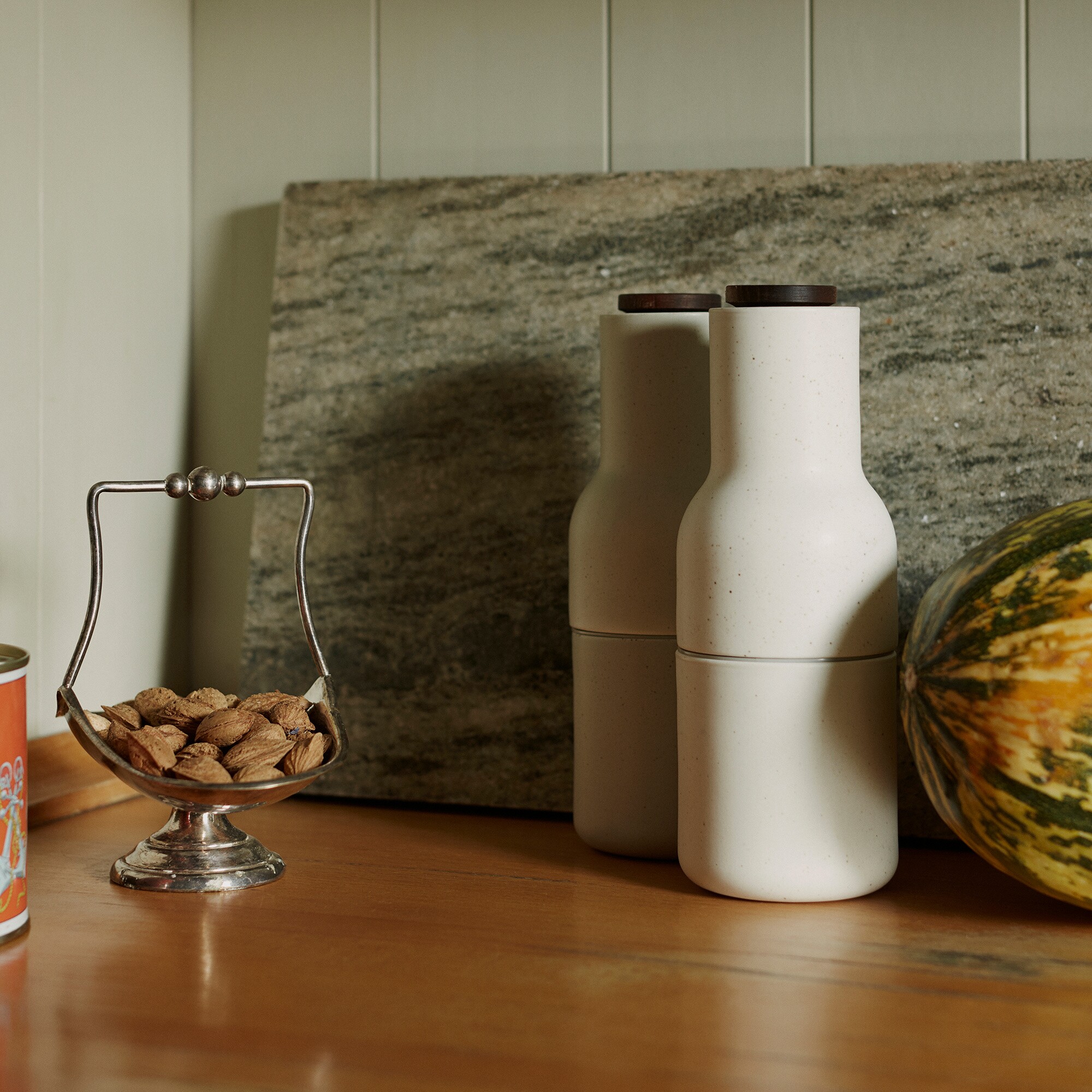 Bottle Grinder Set of 2 ceramics