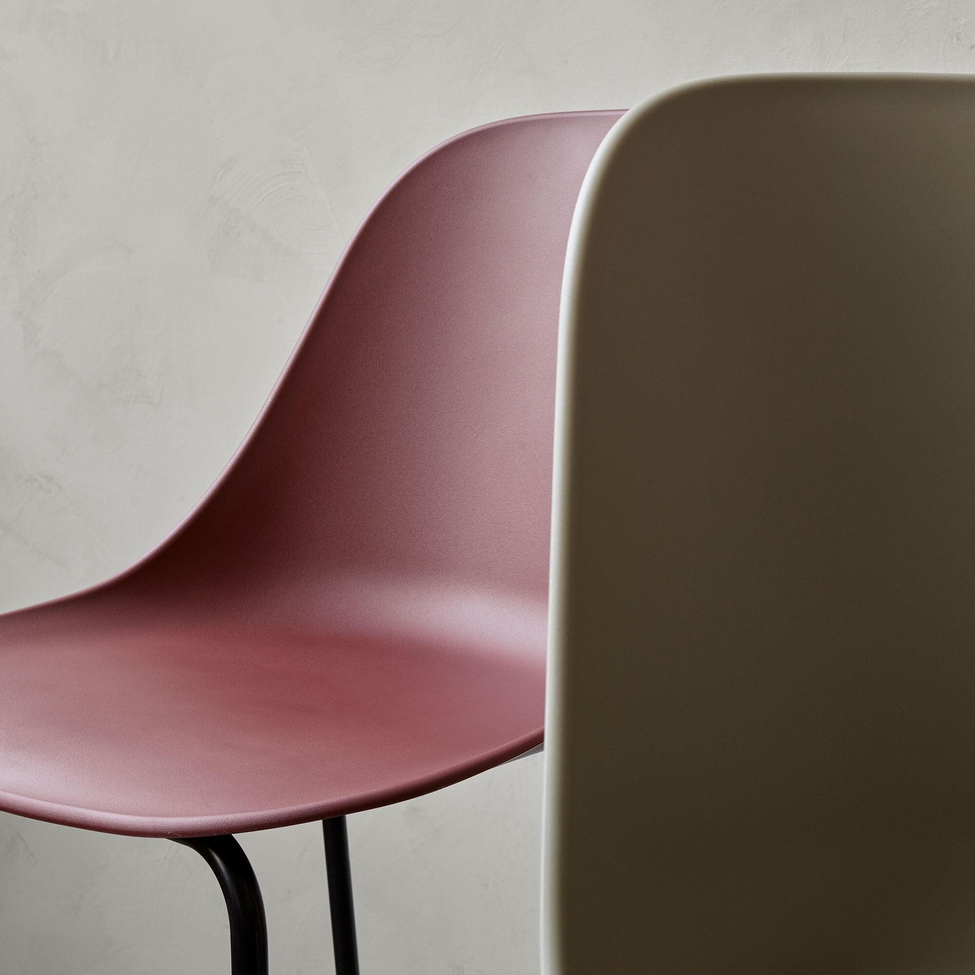 Harbour Bar Stool with Black Base 73cm