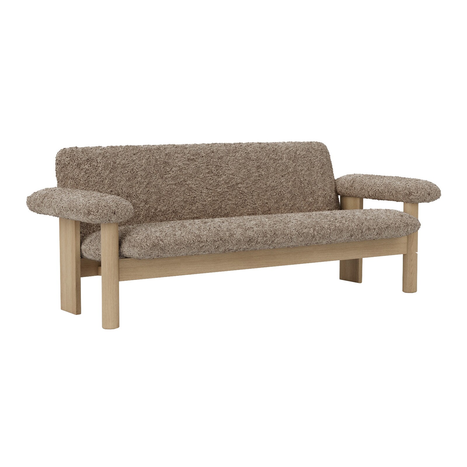 Brasilia 2-Seater Sofa Sheepskin
