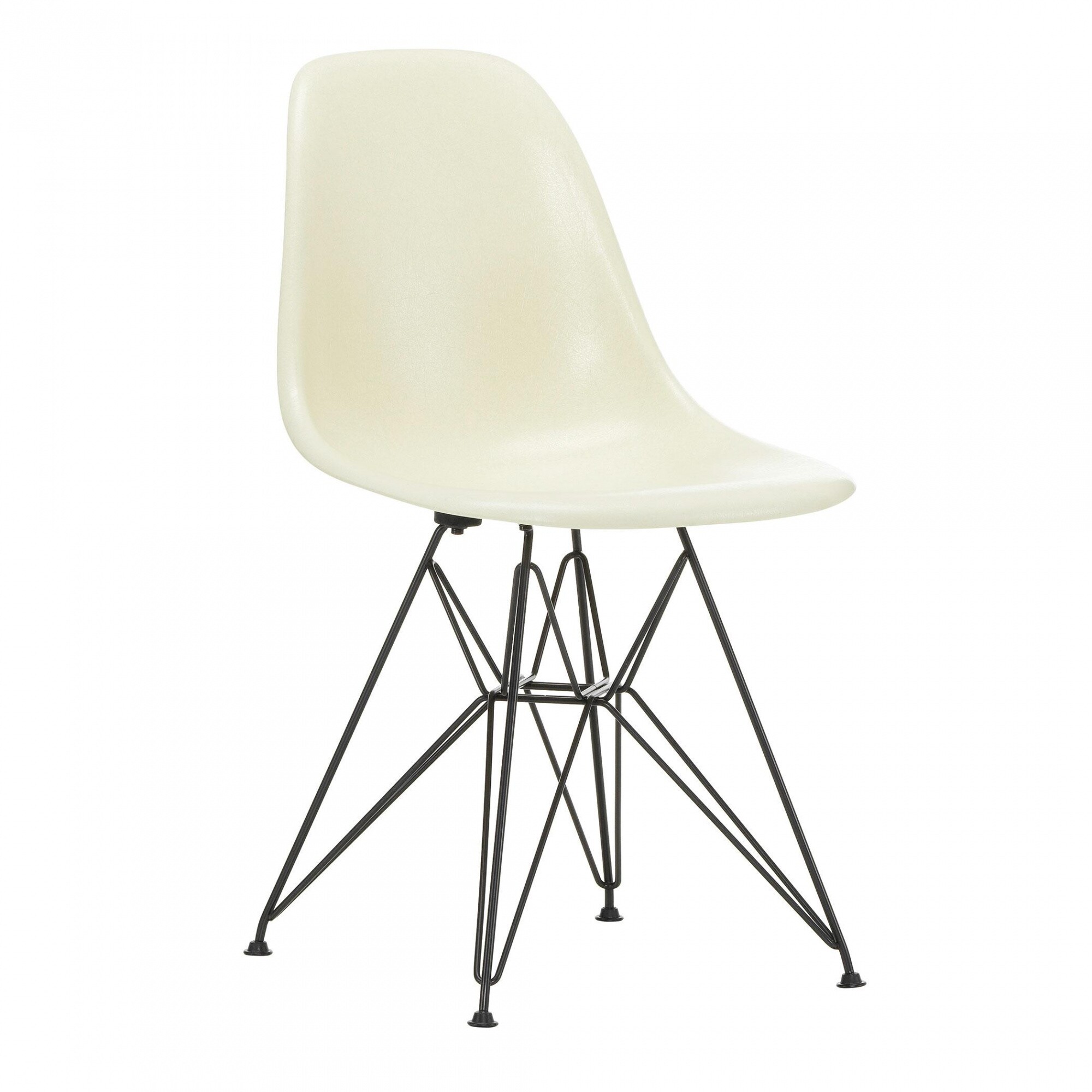 Eames Fiberglass Side Chair DSR Black Base