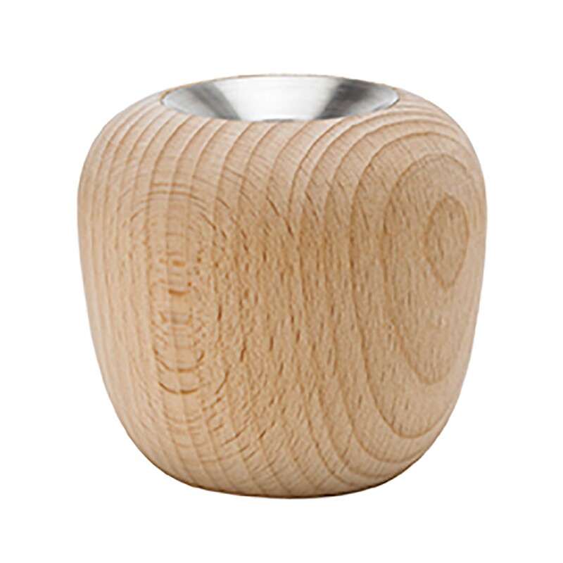 Ora Candle Holder Beech Wood