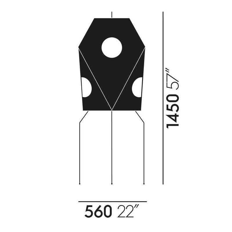 Akari UF3-Q Floor Lamp