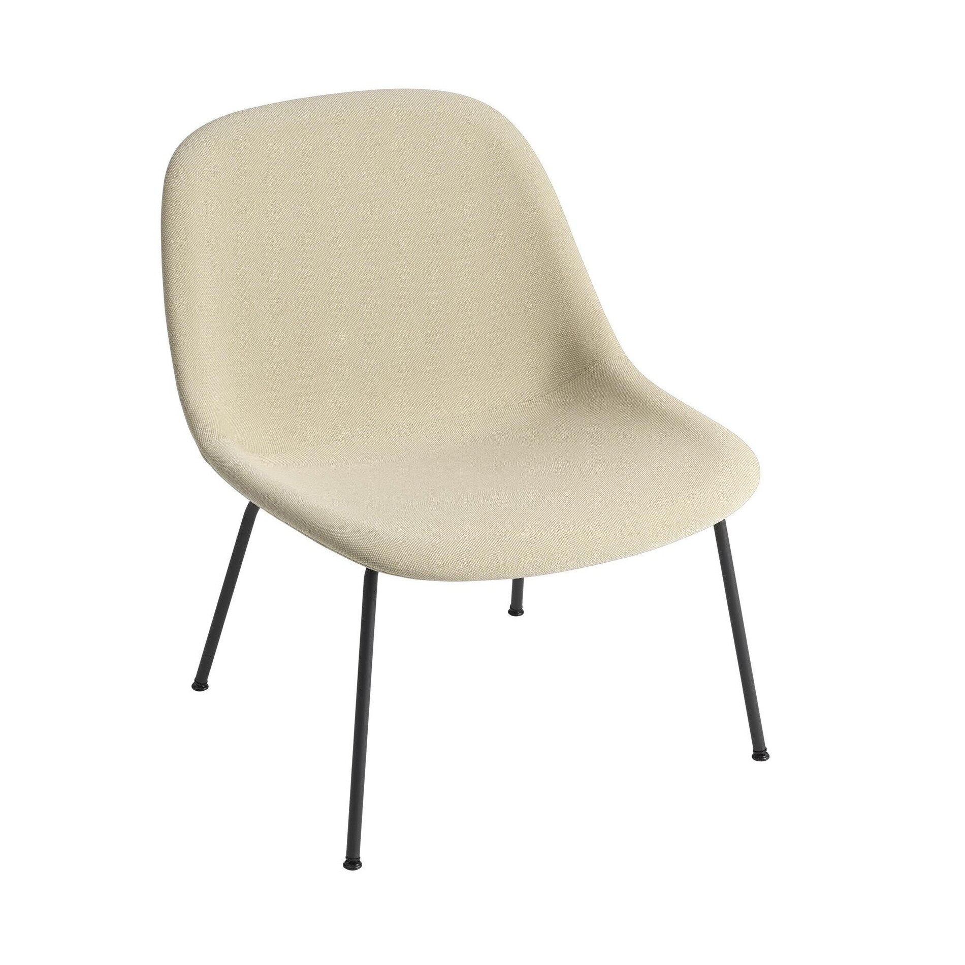 Fiber Lounge Chair Upholstered Steel Base
