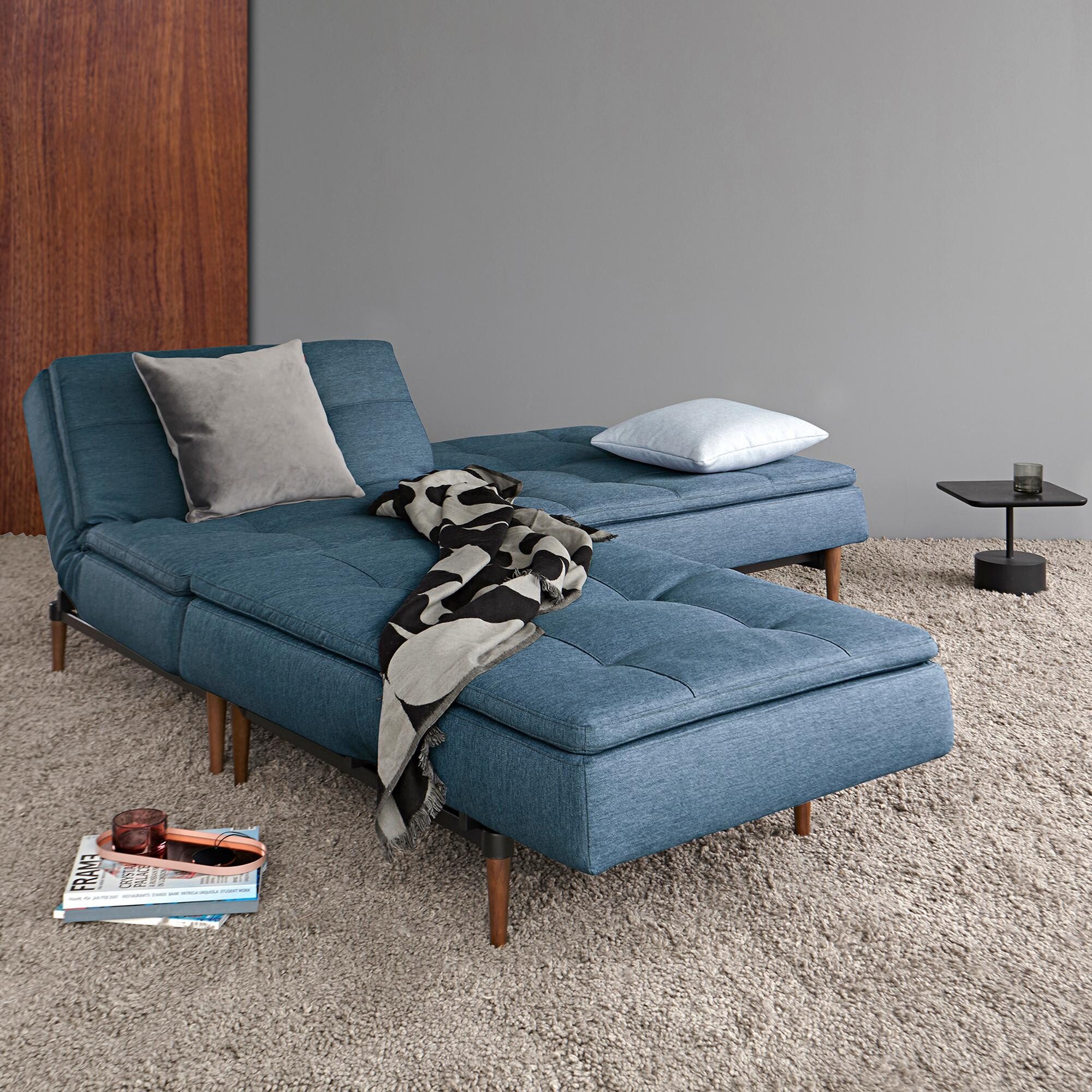 Dublexo Styletto Sofa Bed Dark Wood 210x91cm