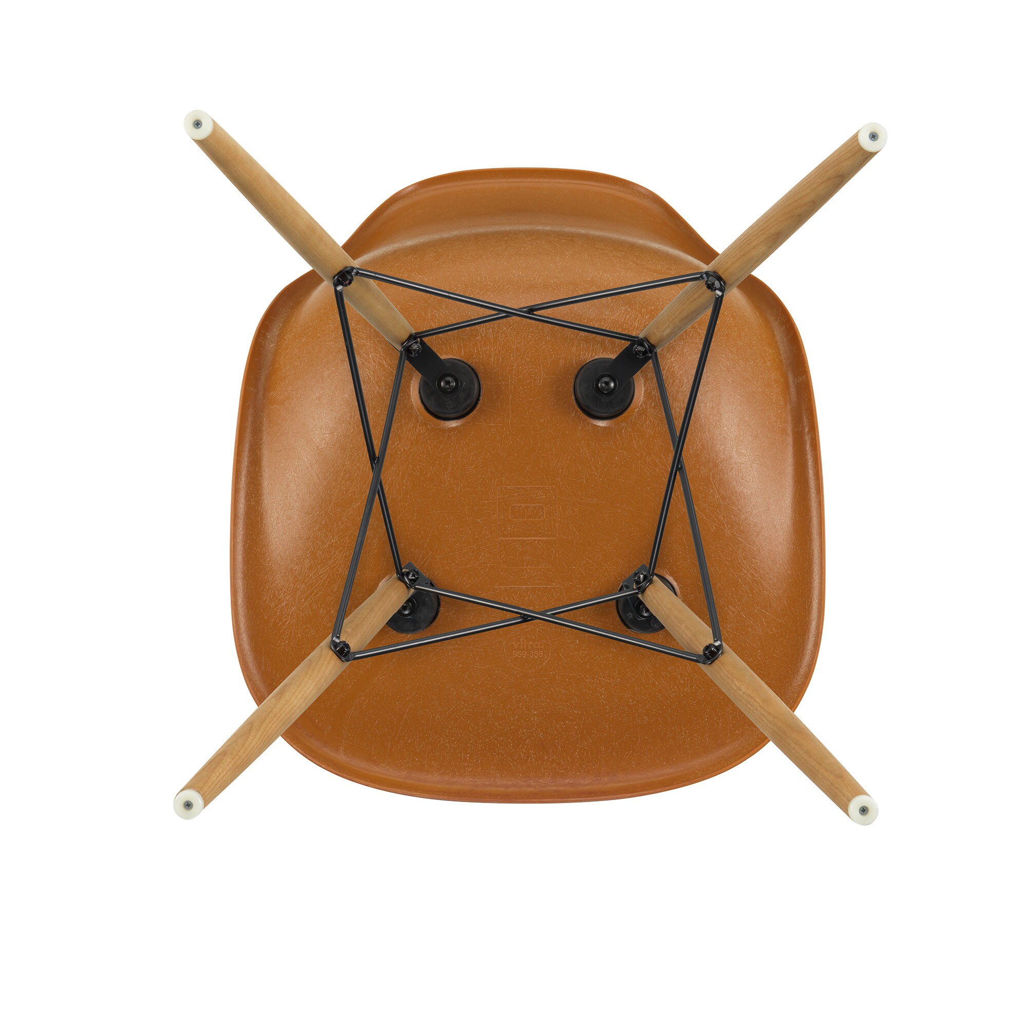 Eames Fiberglass Side Chair DSW Ash Base