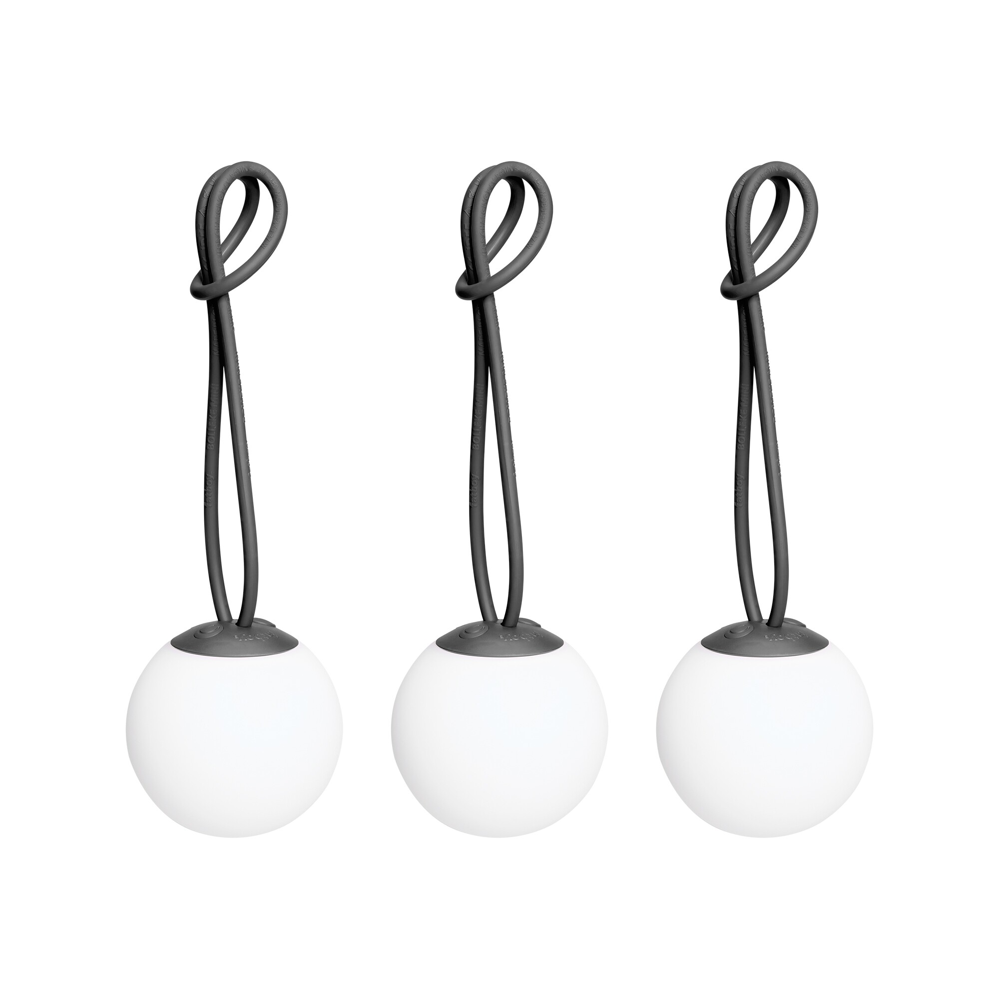 Bolleke Mini LED Hanging Lamp with Battery Set of 3