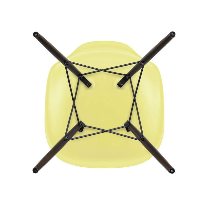 Eames Plastic Side Chair DSW RE Dark Maple Base