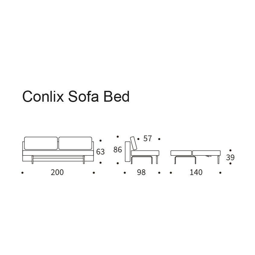Conlix Sofa Bed 200x98cm