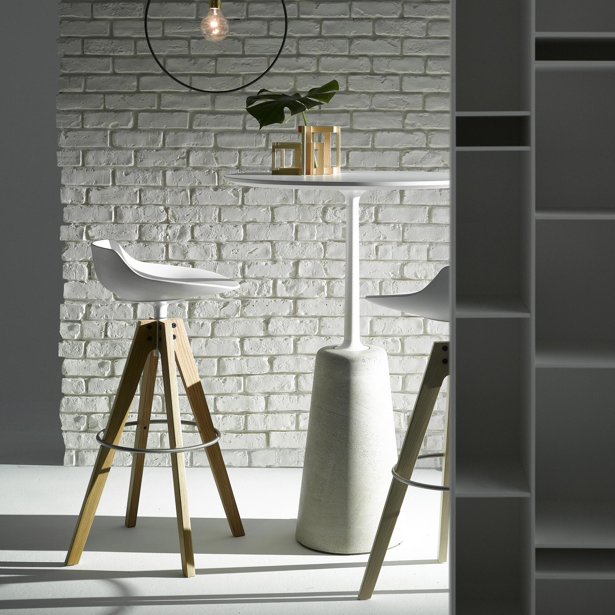 Flow Barstool Frame Oak 78cm