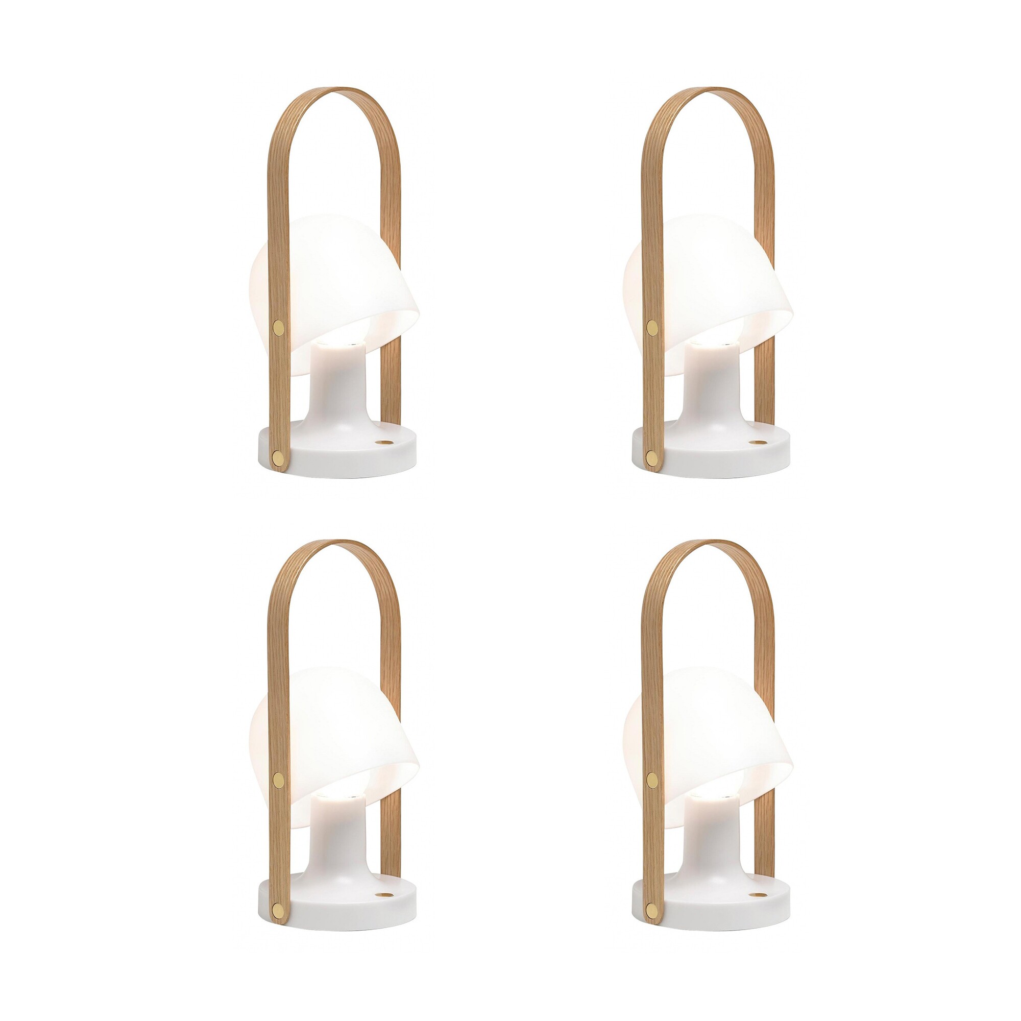 FollowMe LED Outdoor Table Lamp with Battery Set of 4