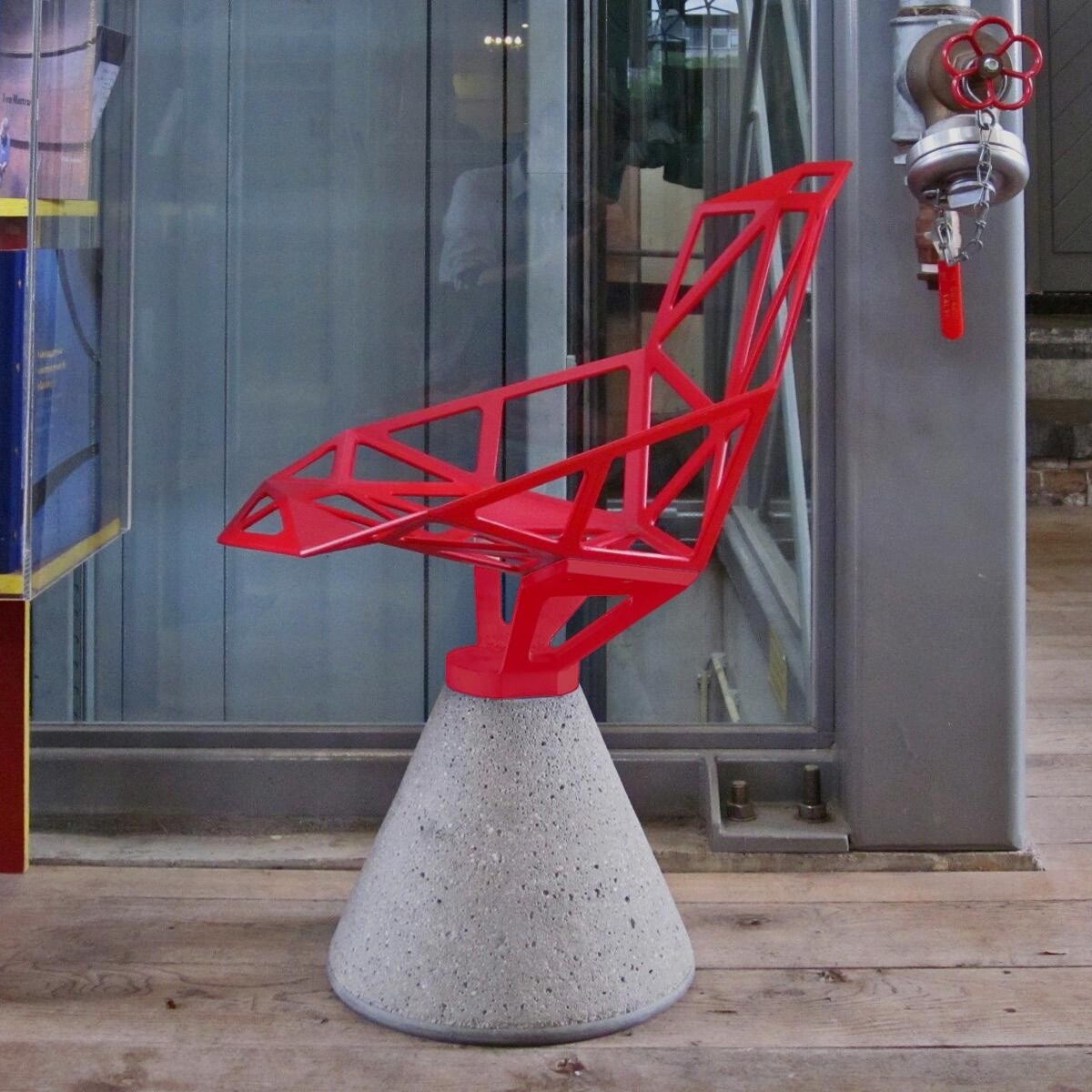 Chair One Chair With Concrete Base