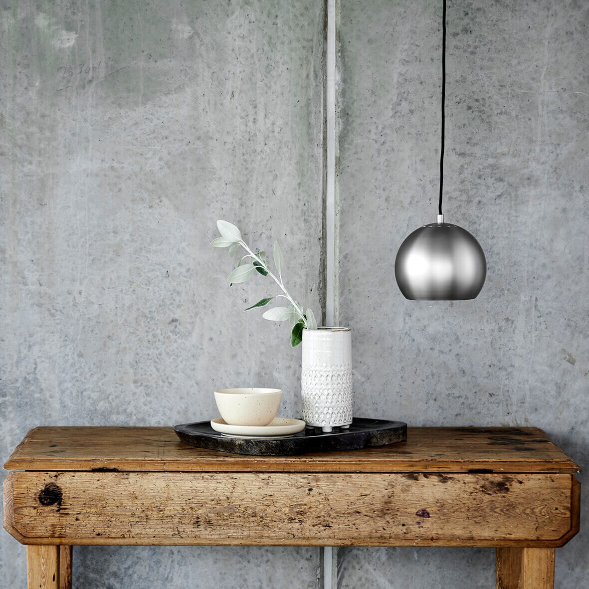 Ball Suspension Lamp Ø18cm Metallic