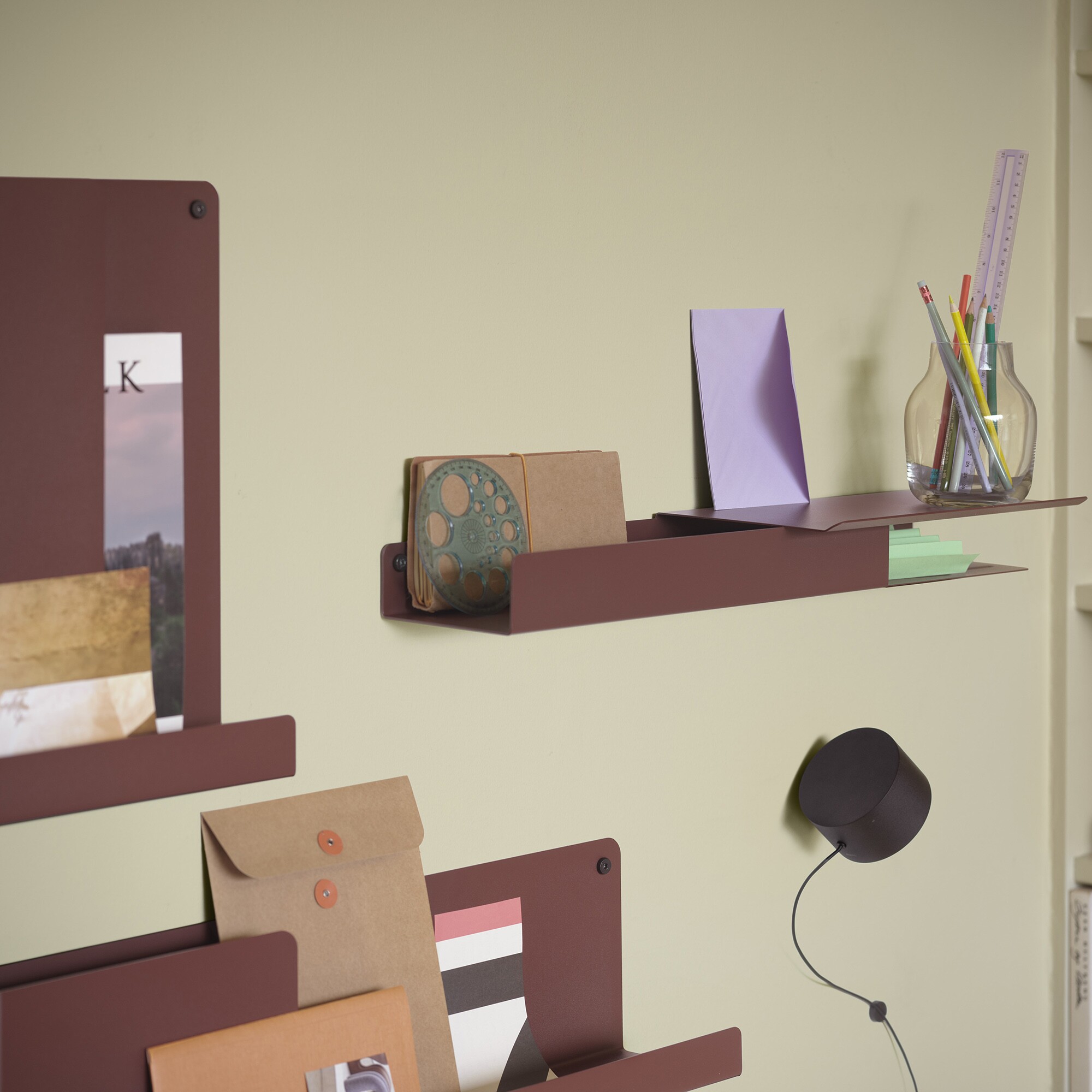 Folded Platform Wall Shelf 62cm