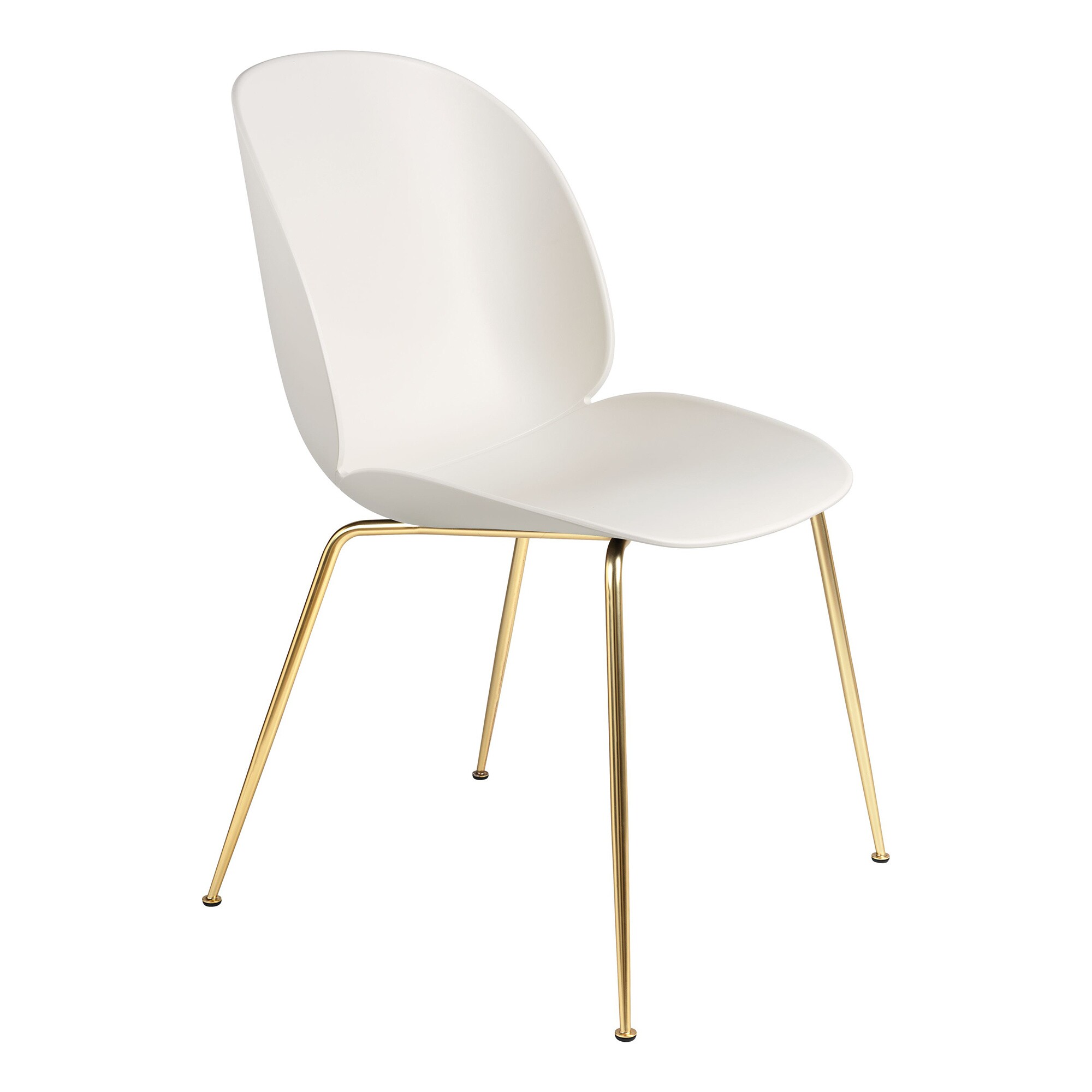 Beetle Dining Chair Frame Brass