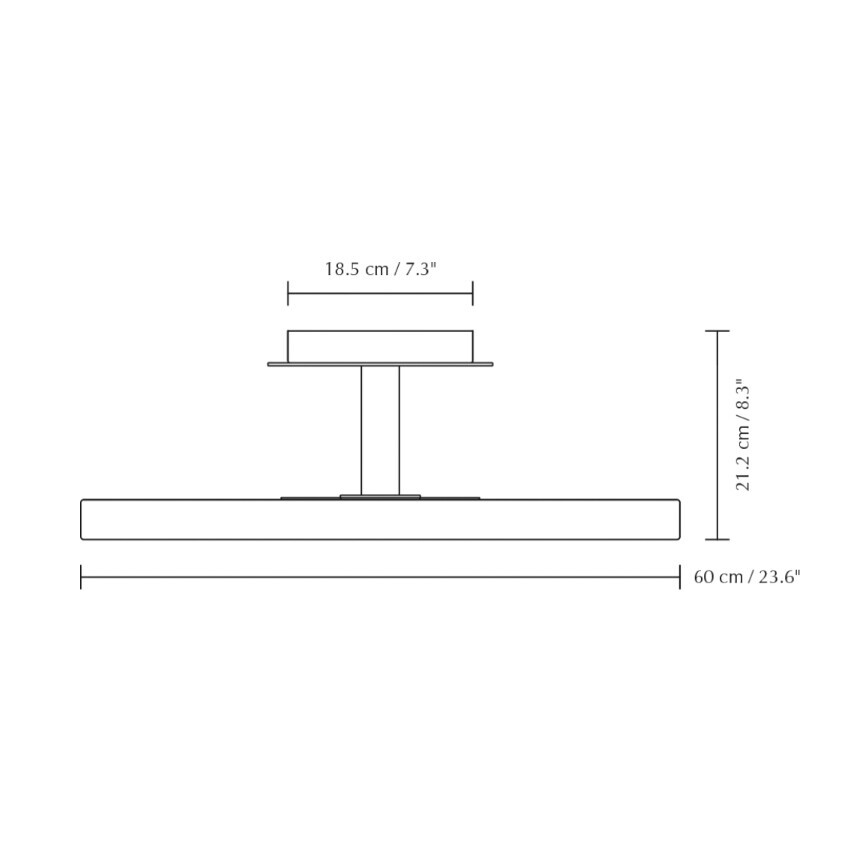 Asteria Up LED Ceiling Lamp L