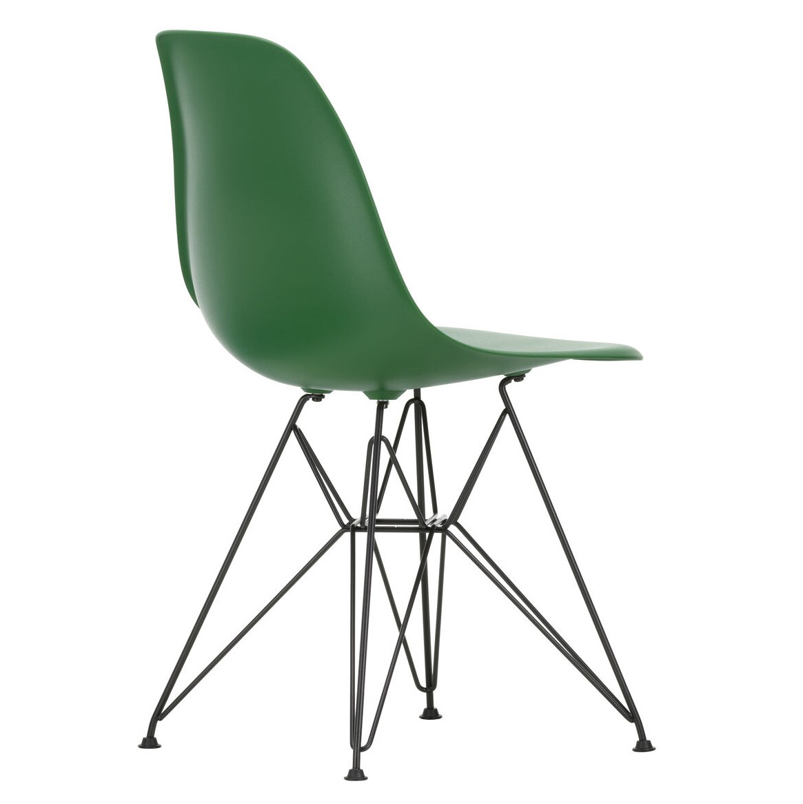 Eames Plastic Side Chair DSR RE Black Base