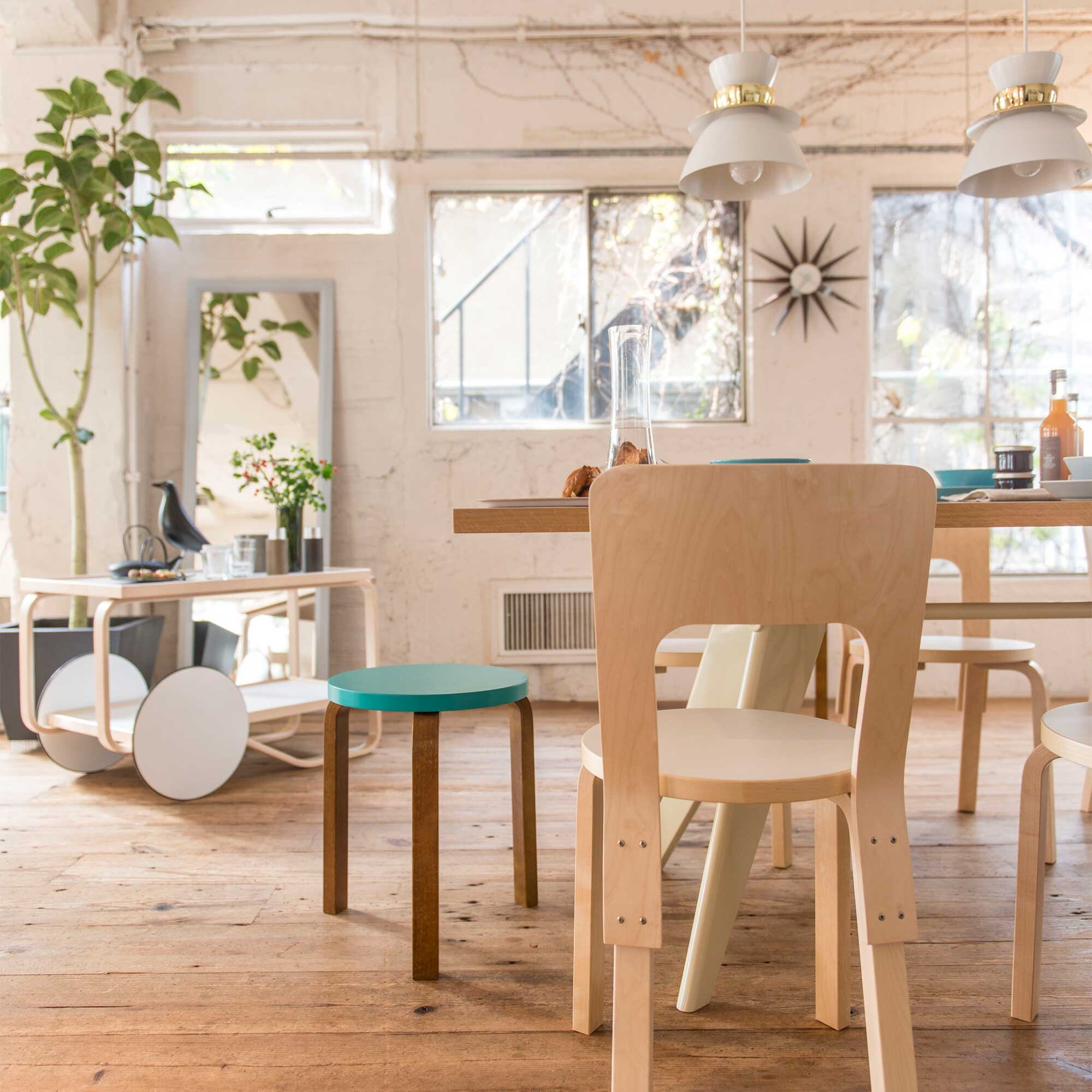 901 Tea Trolley Birch Base