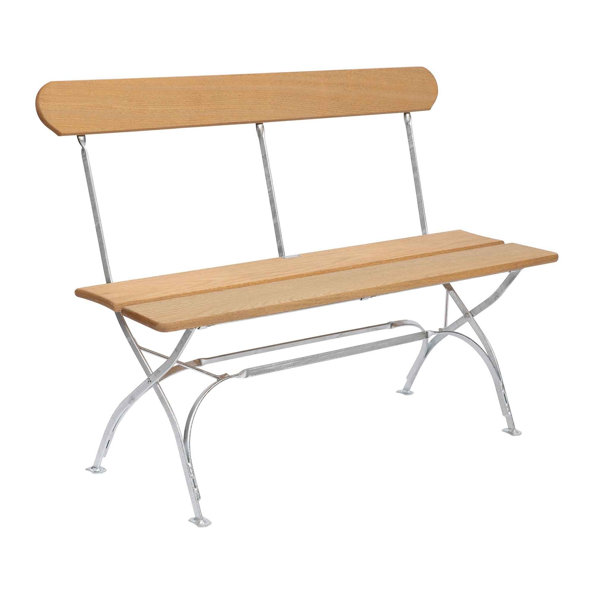 Bryggeri Garden Bench Foldable 120cm Oak