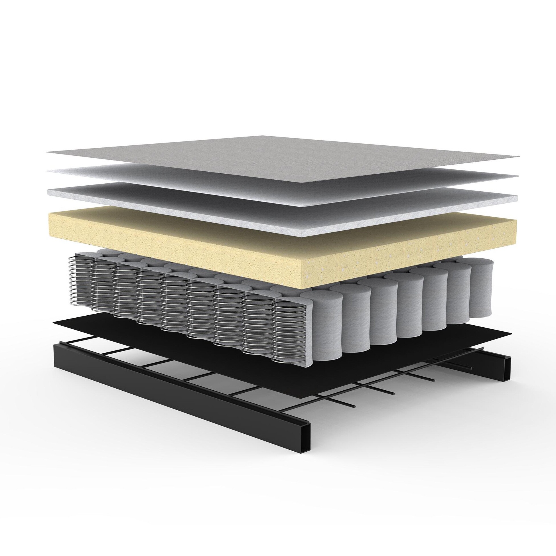 Ghia Laser Sofa Bed Fabric with leather 210x93cm