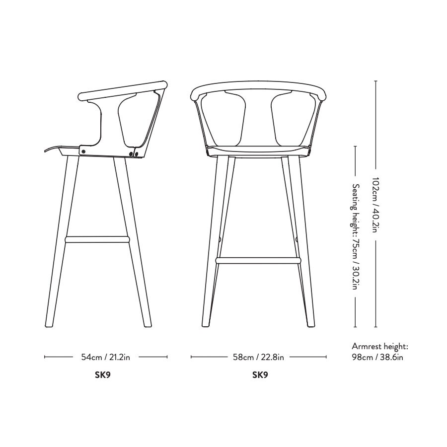 In Between SK9 Barstool