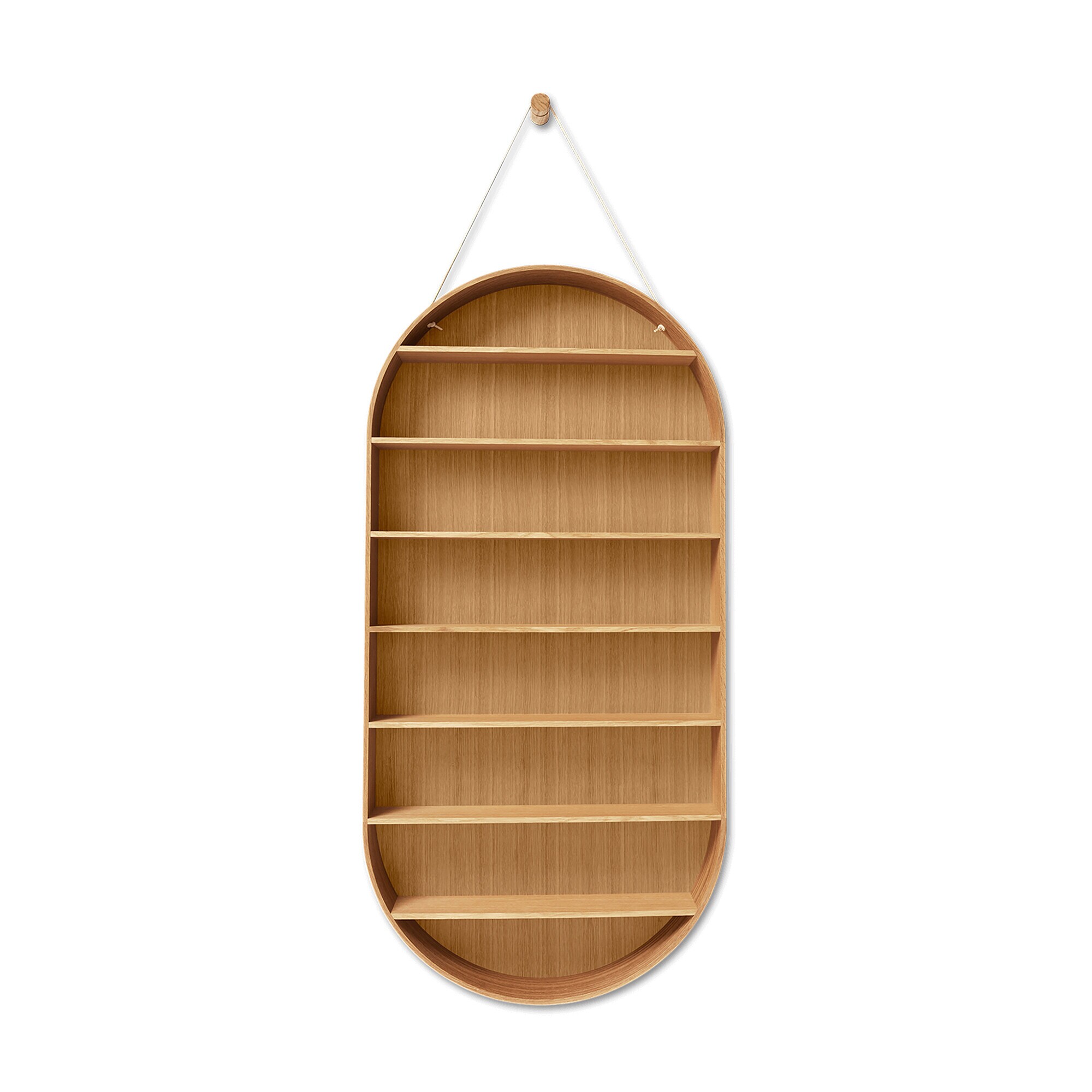 Oval Dorm Wall Shelf